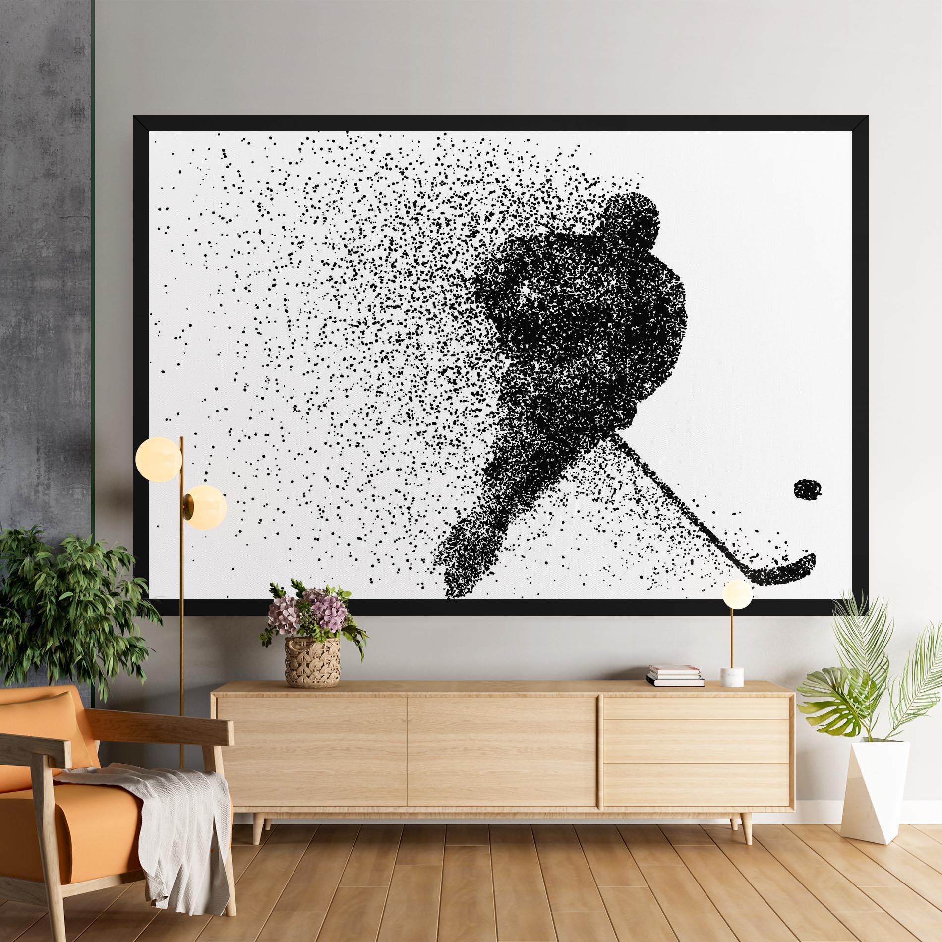 Leinwandbild Hockey Art mockup 9