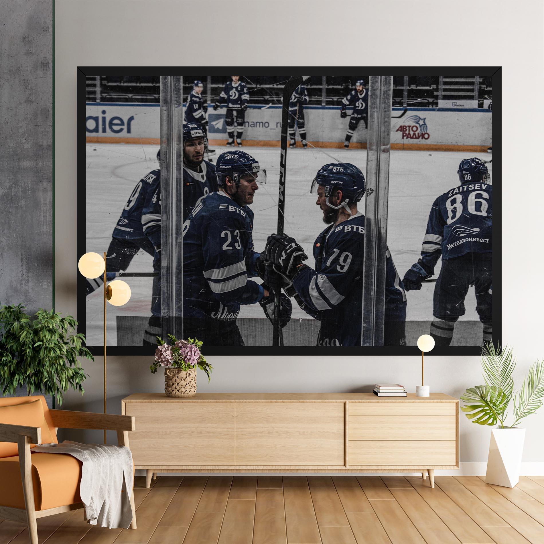 Leinwandbild Hockey Players mockup 9