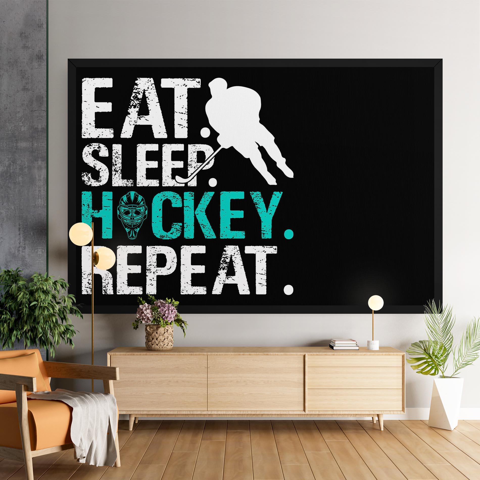 Leinwandbild Sleep Hockey mockup 9