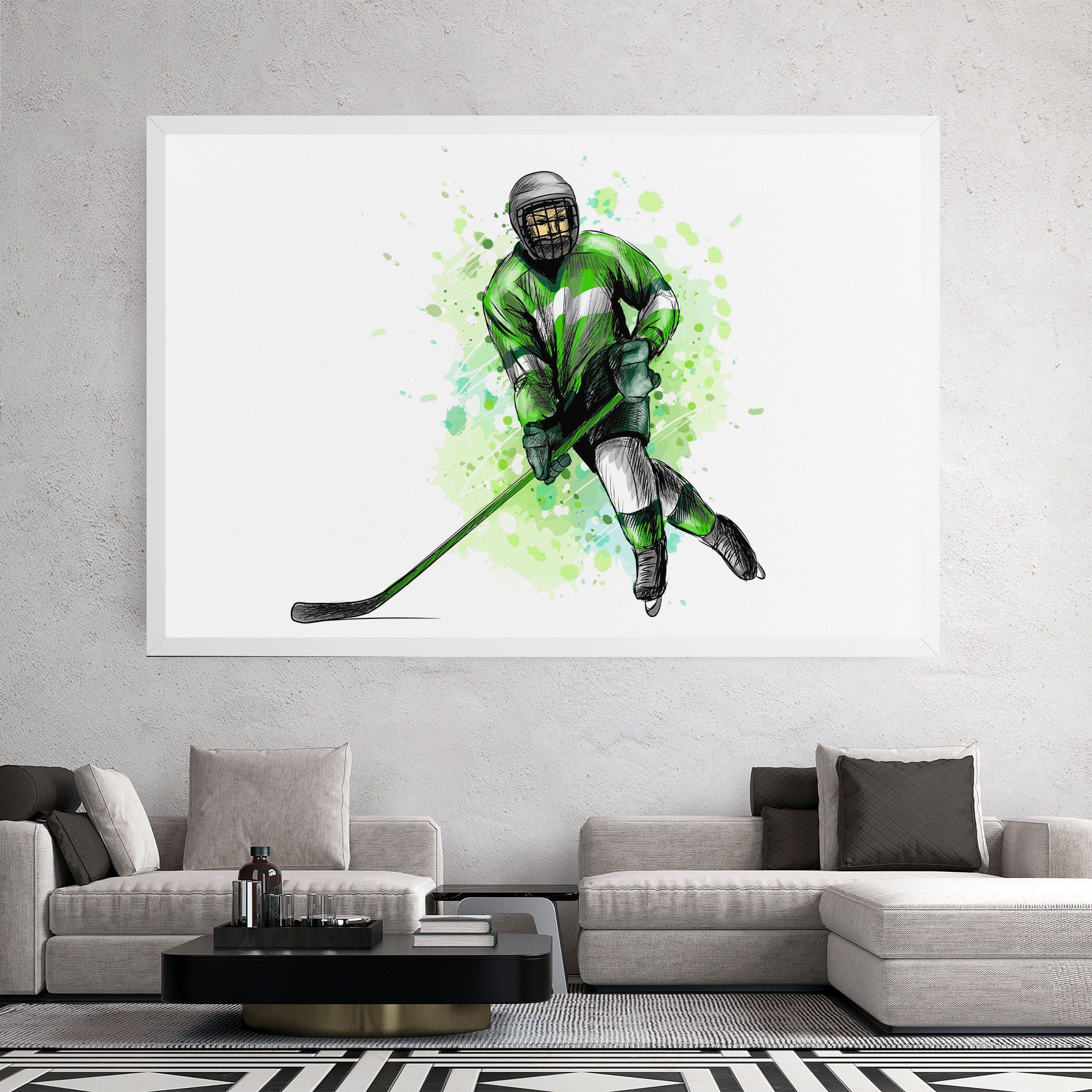 Green Hockey mockup 2