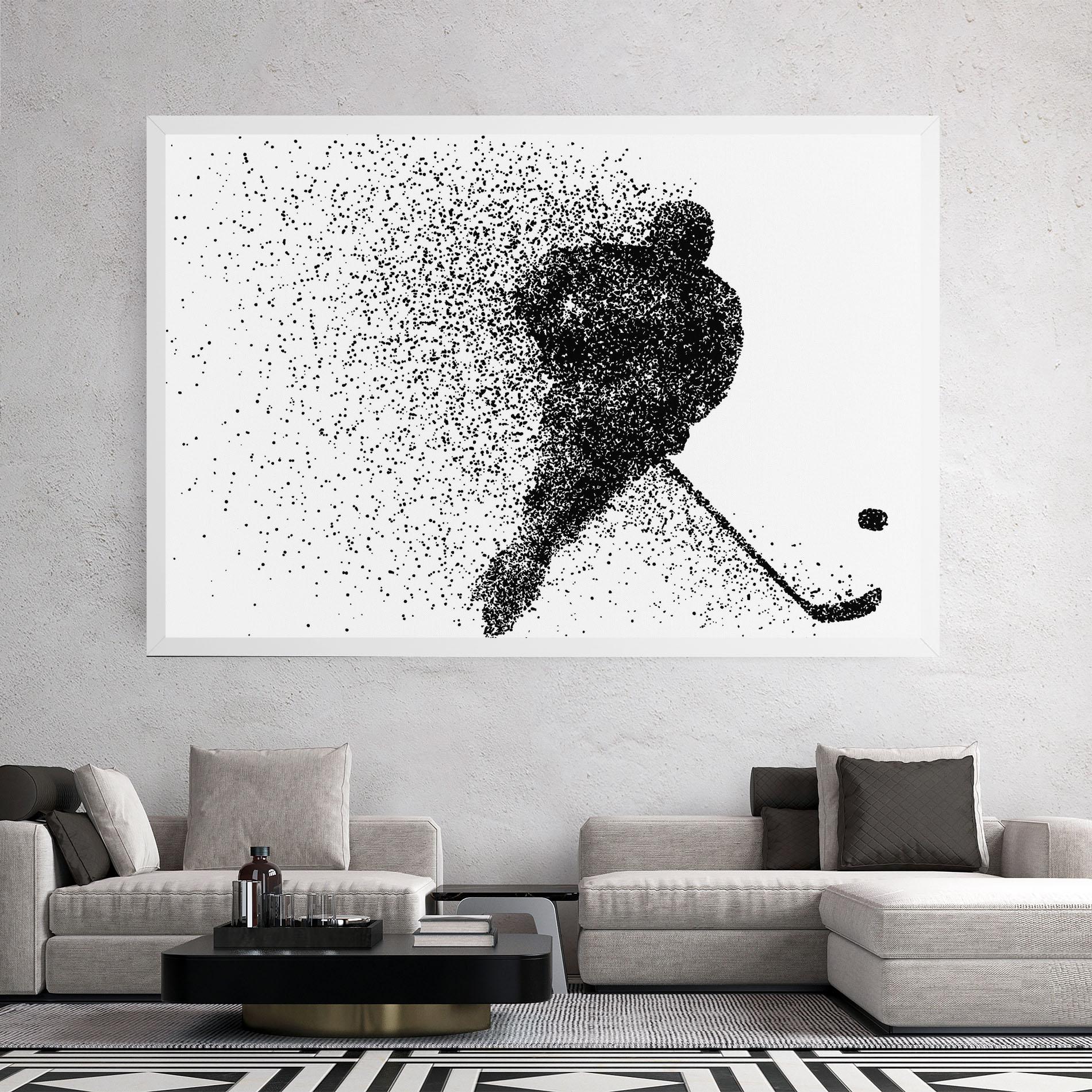Leinwandbild Hockey Art mockup 2