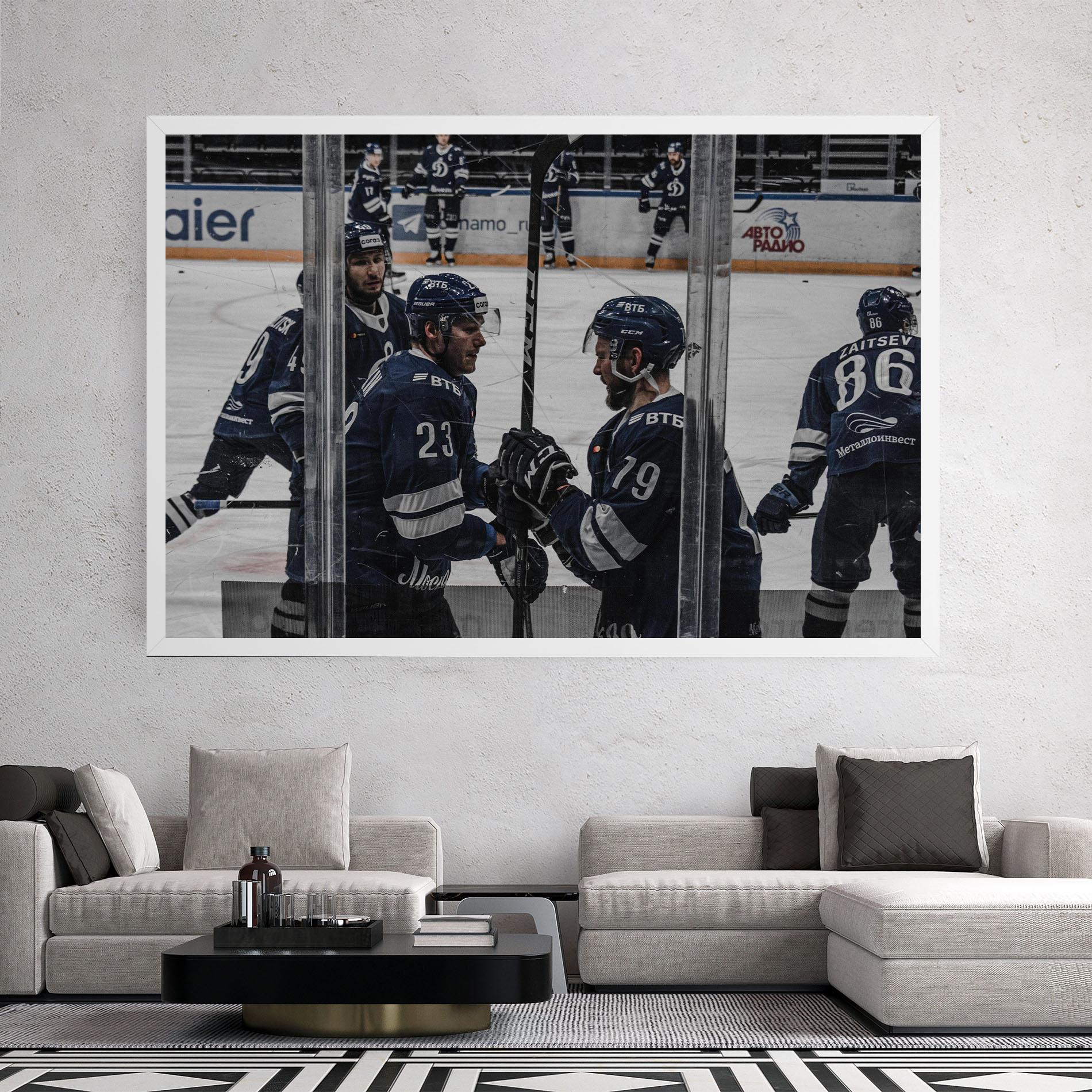 Leinwandbild Hockey Players mockup 2