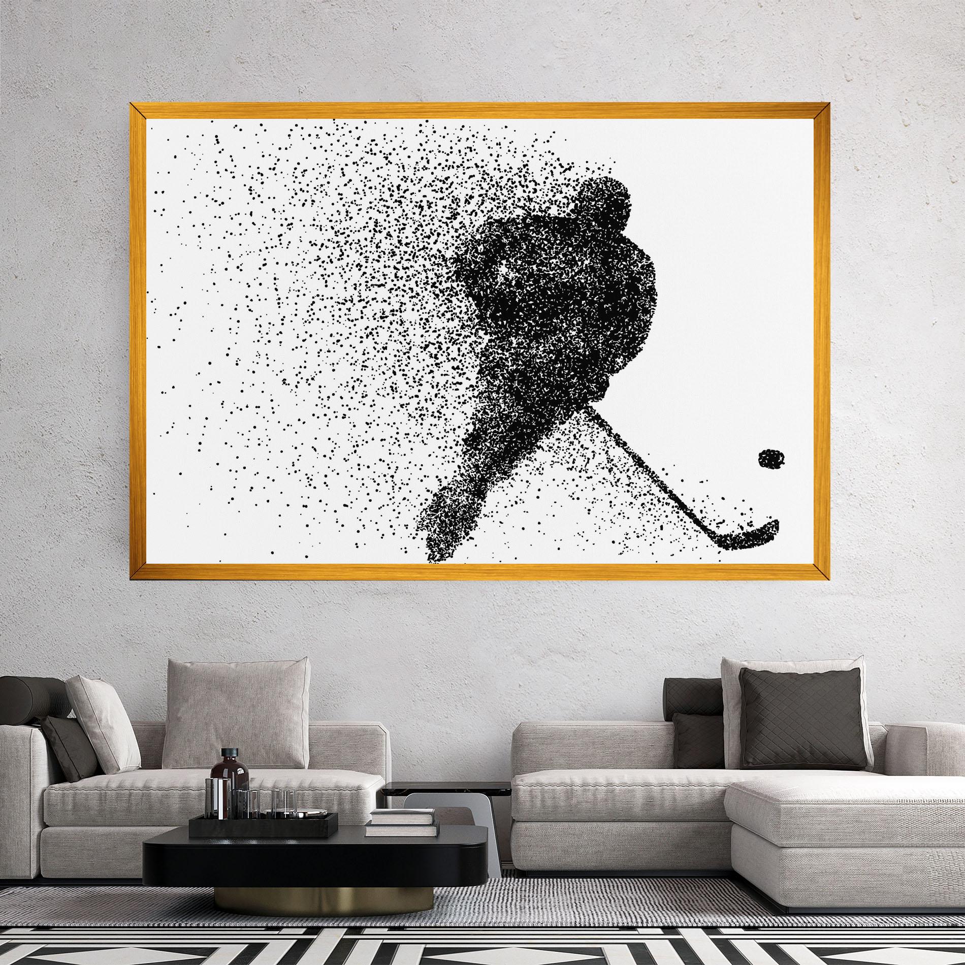 Leinwandbild Hockey Art mockup 2