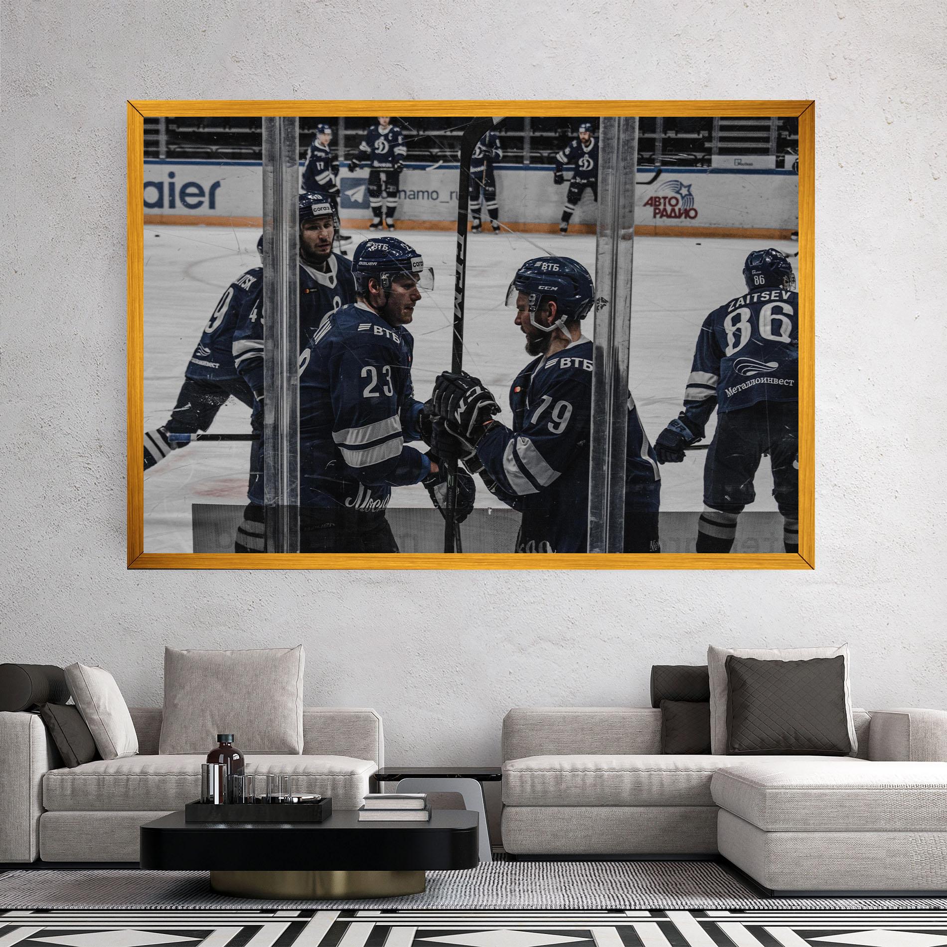 Leinwandbild Hockey Players mockup 2
