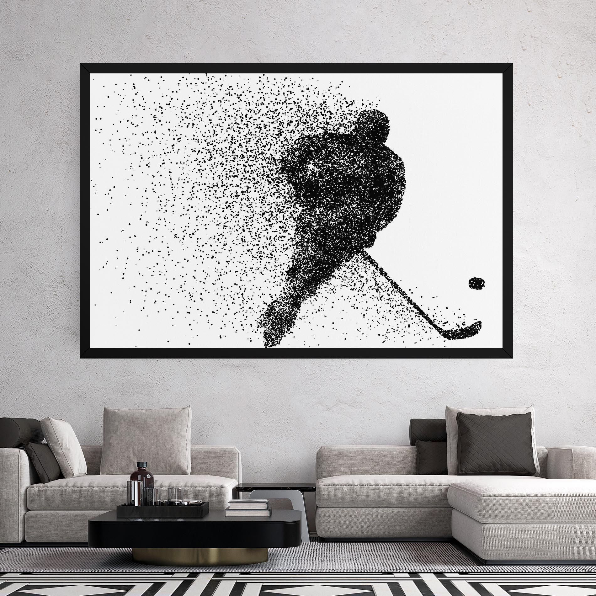 Leinwandbild Hockey Art mockup 2