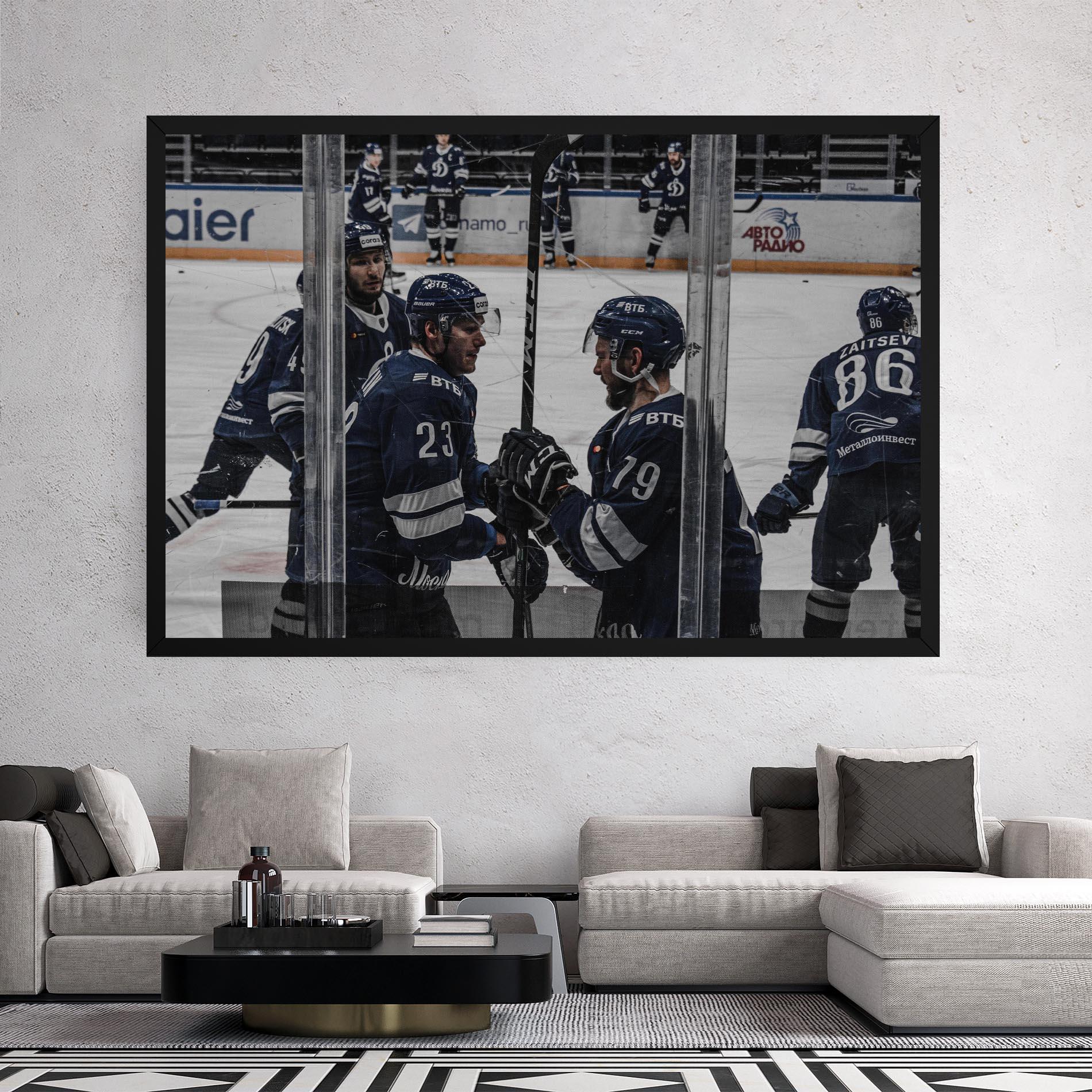 Leinwandbild Hockey Players mockup 2