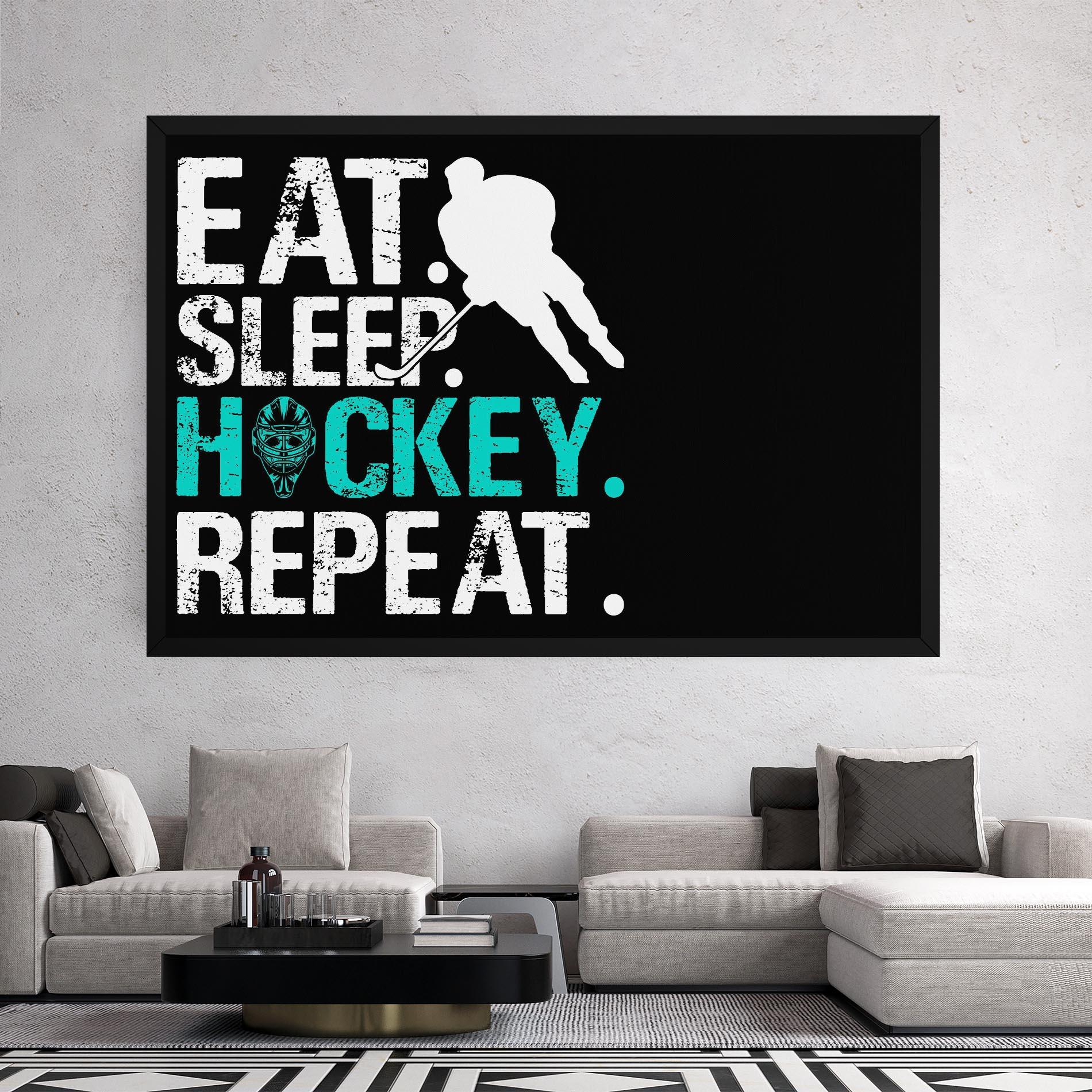 Leinwandbild Sleep Hockey mockup 2