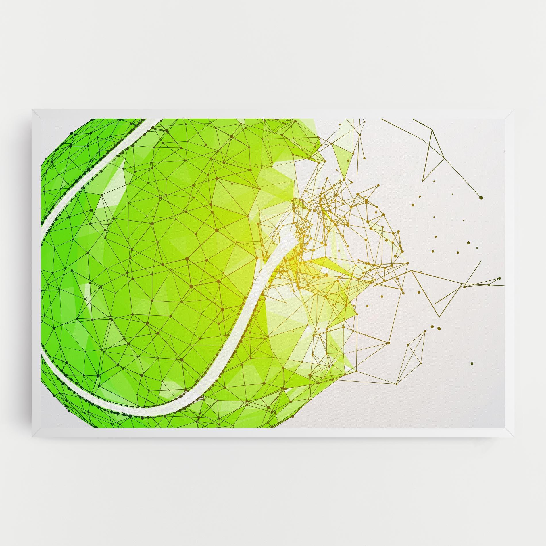 Leinwandbild Green Line Tennis mockup 0