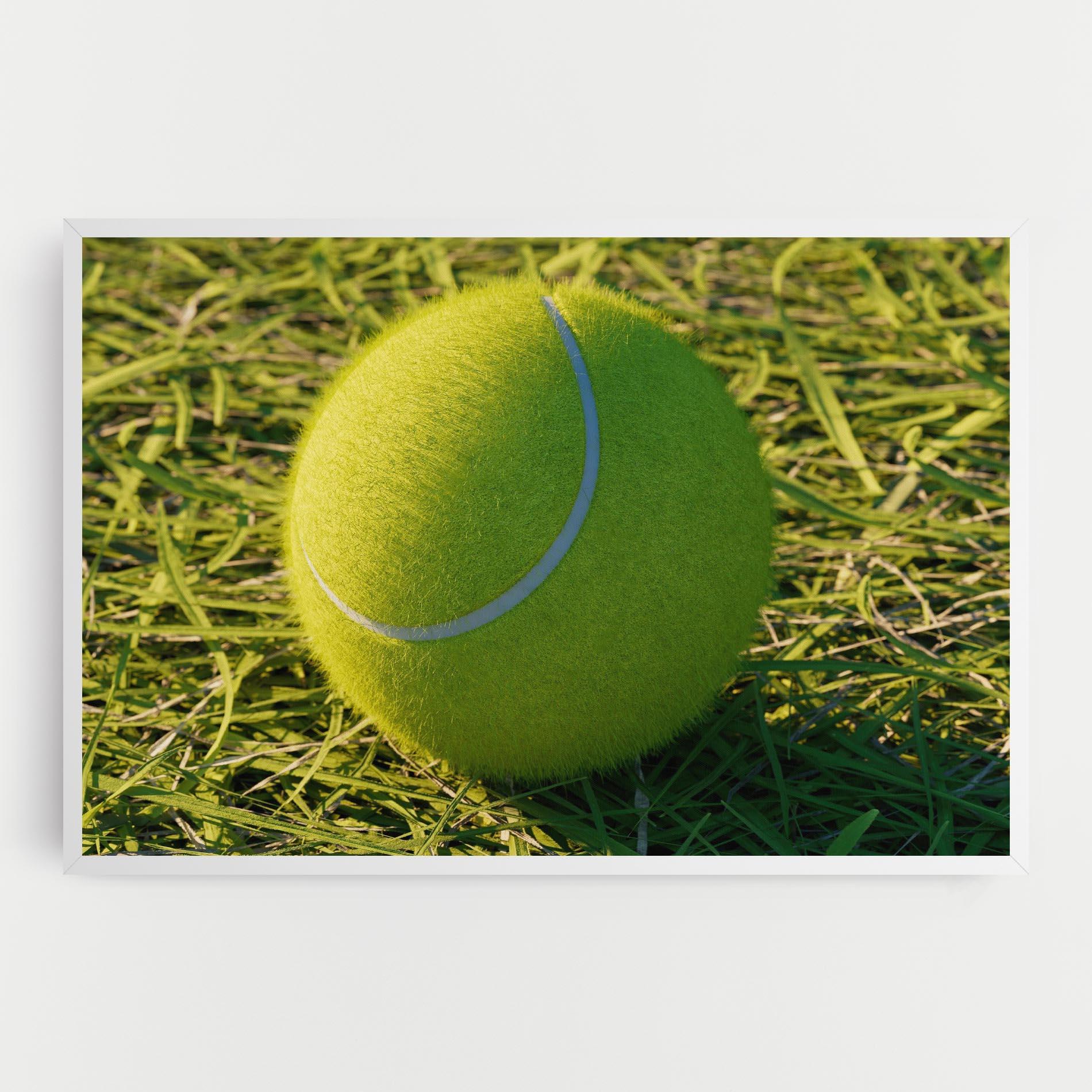 Leinwandbild Green Tennis Ball mockup 0