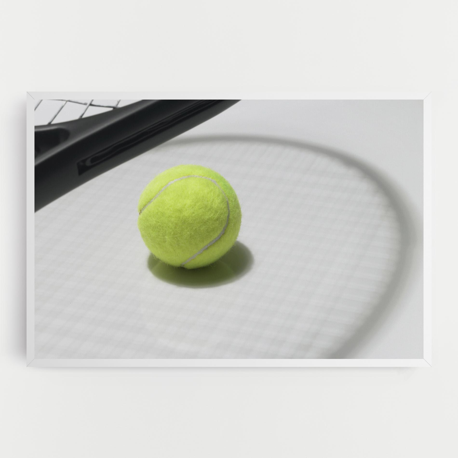 Leinwandbild Tennis Racket Shadow mockup 0