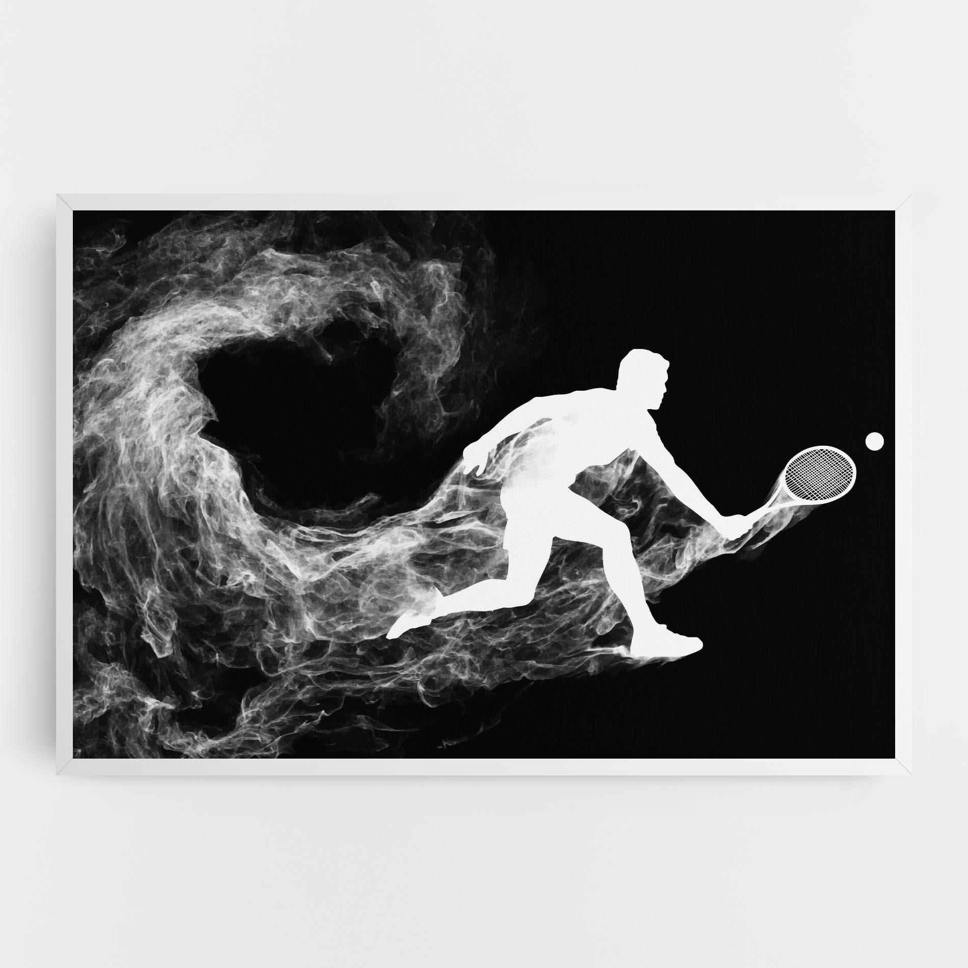 Leinwandbild Tennis White Smoke mockup 0