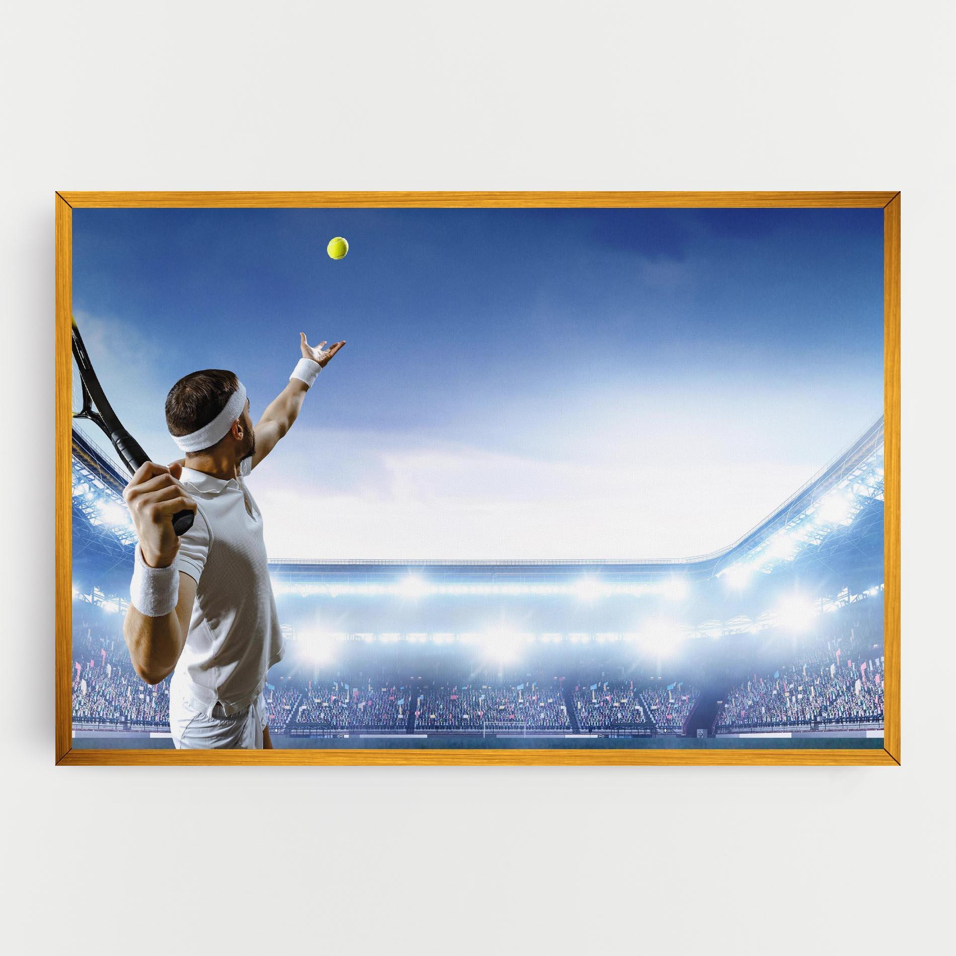 Leinwandbild Stadium Tennis Player mockup 0