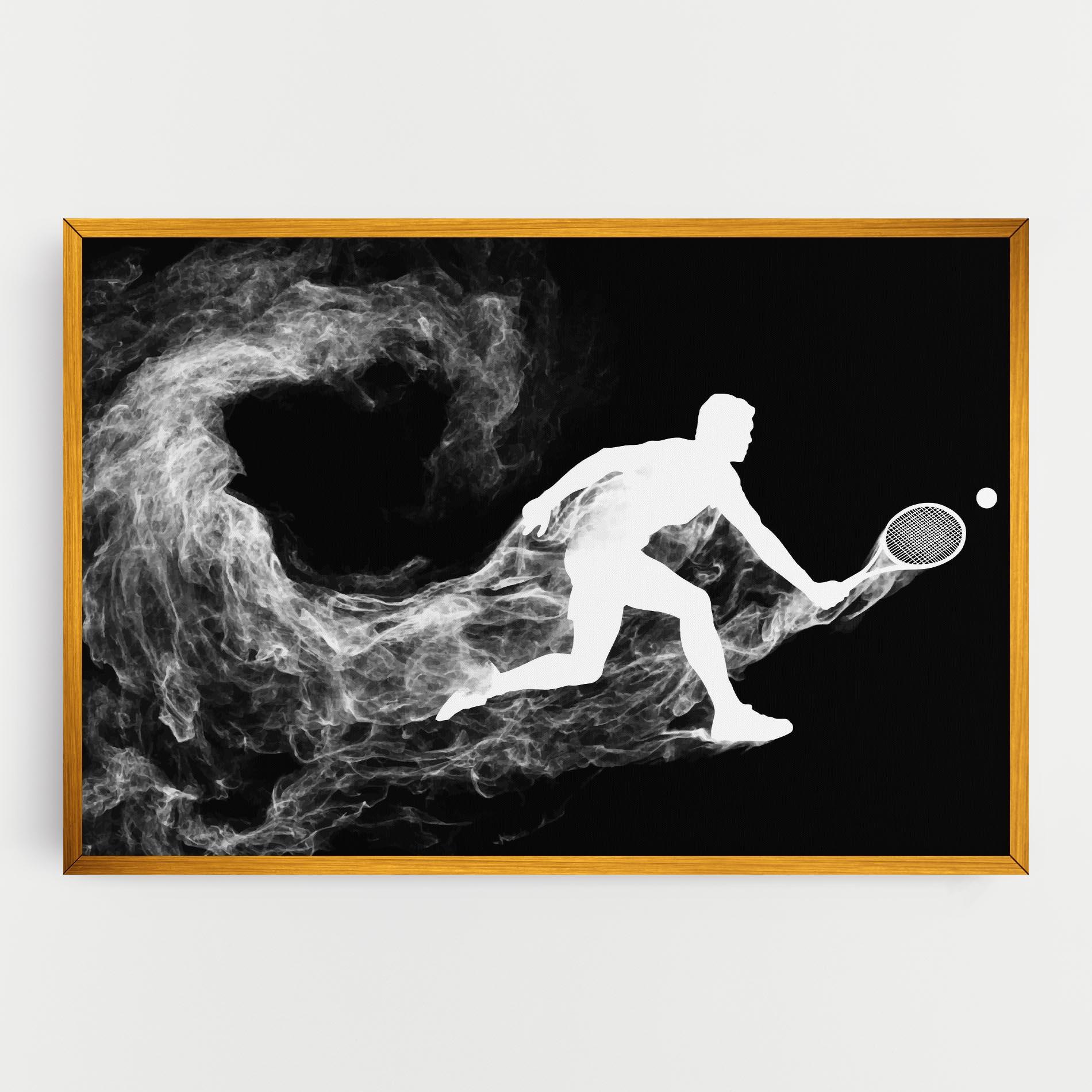 Leinwandbild Tennis White Smoke mockup 0