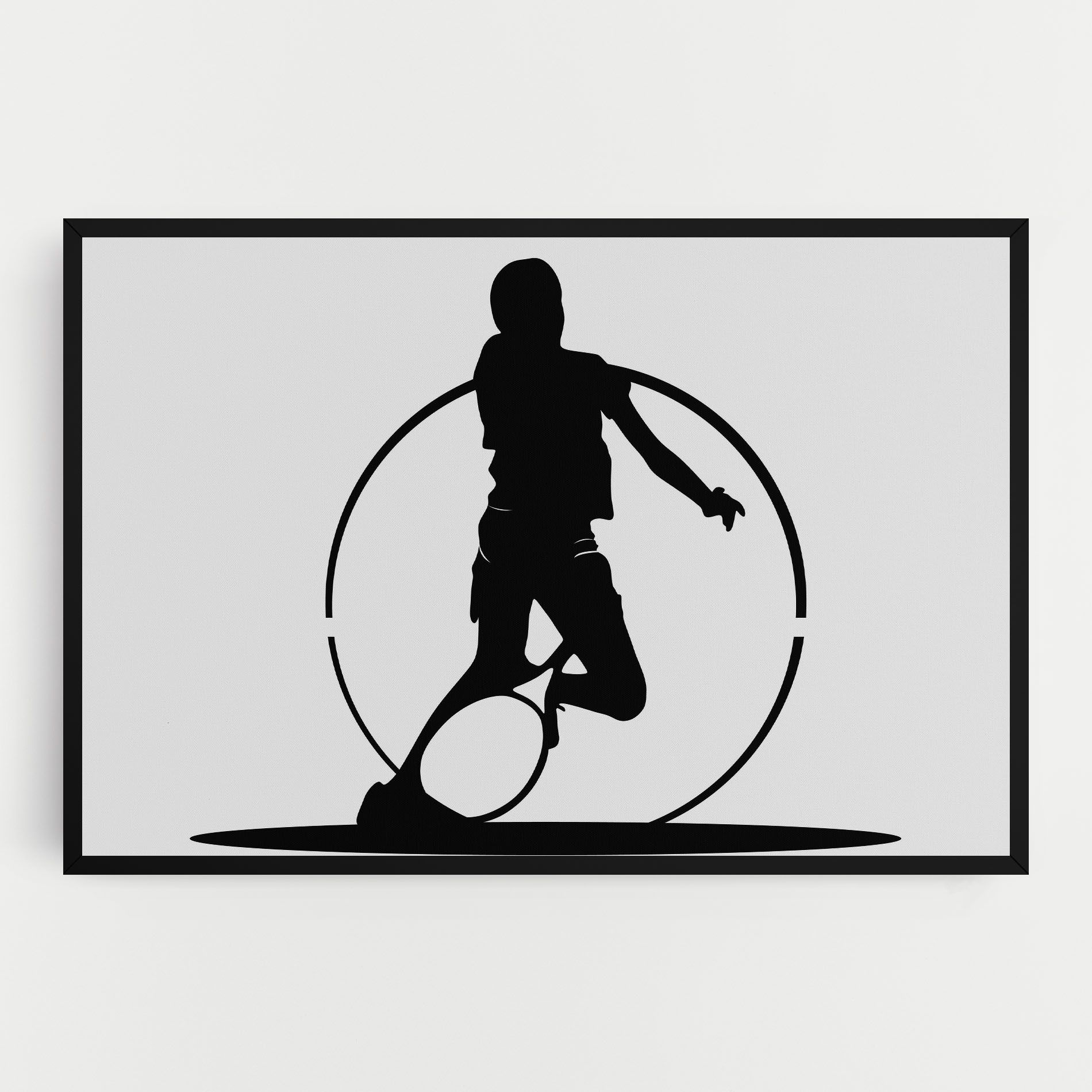 Black Tennis Circle mockup 0