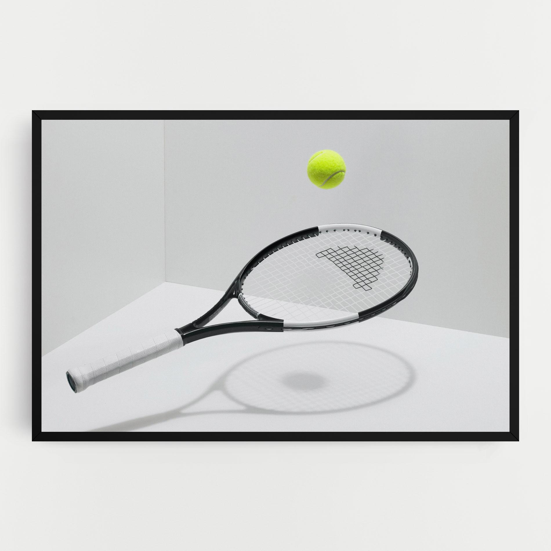 Leinwandbild Floating Tennis Racket mockup 0