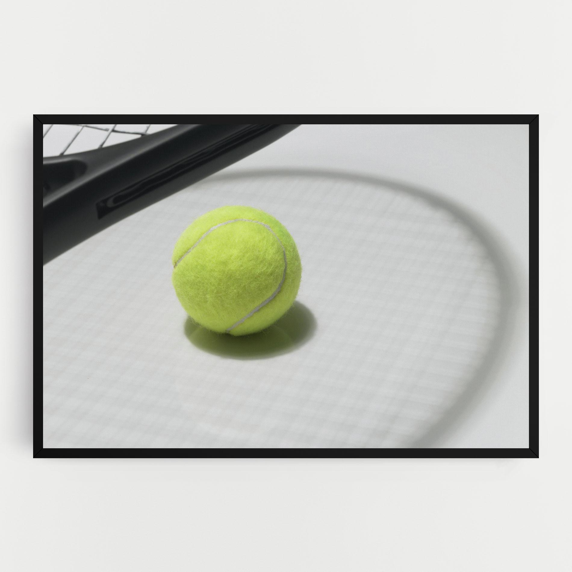Leinwandbild Tennis Racket Shadow mockup 0