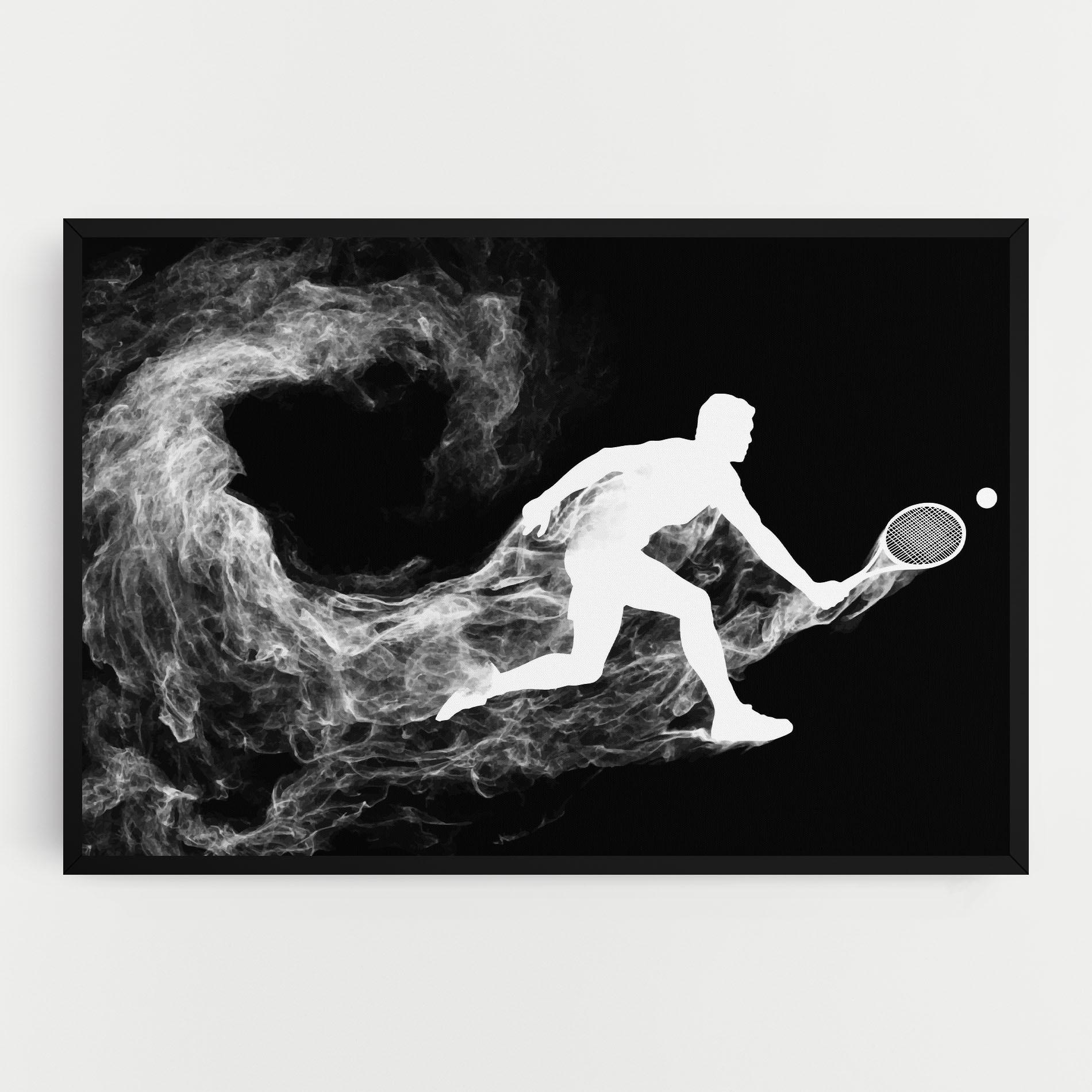 Leinwandbild Tennis White Smoke mockup 0