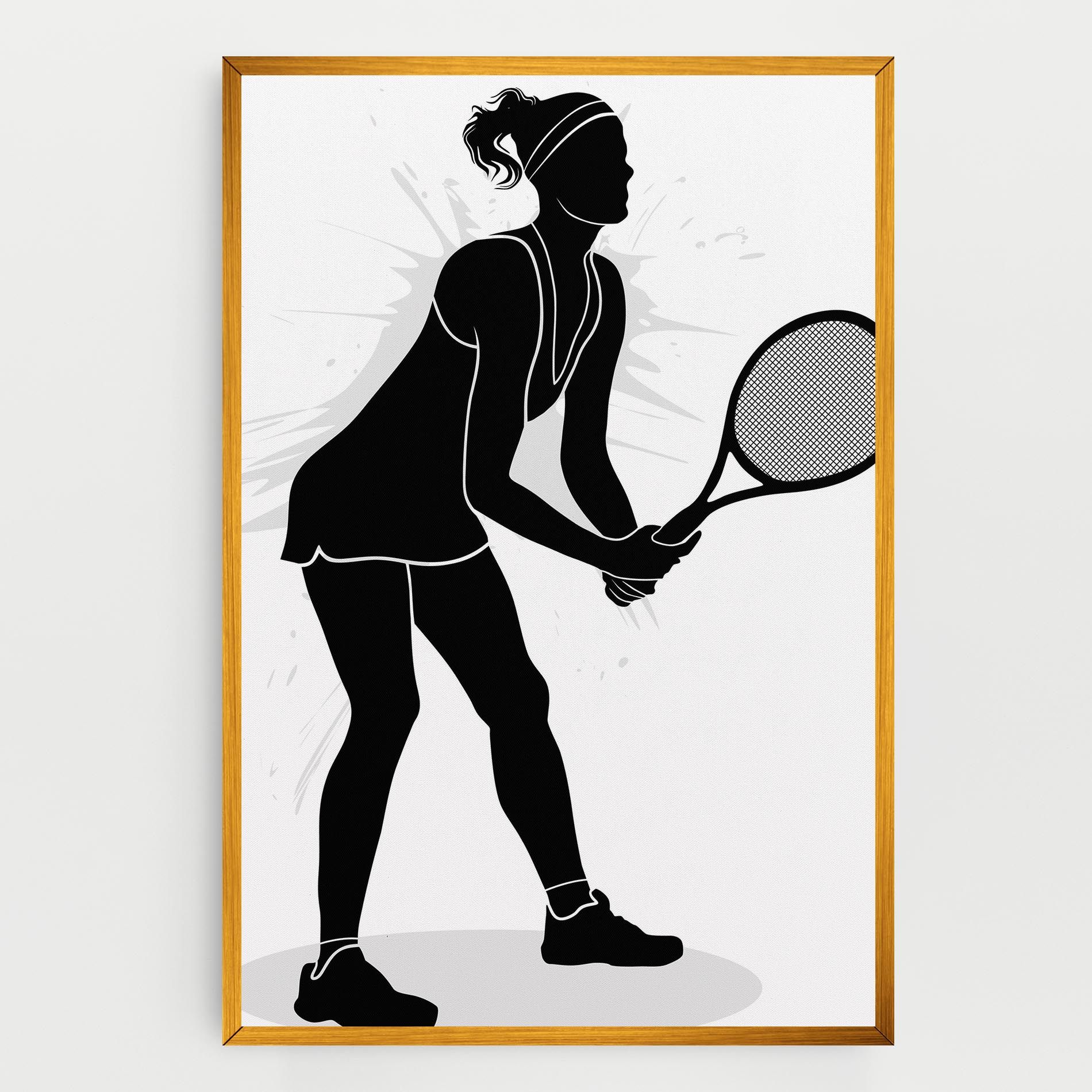 Female Tennis Player mockup 0