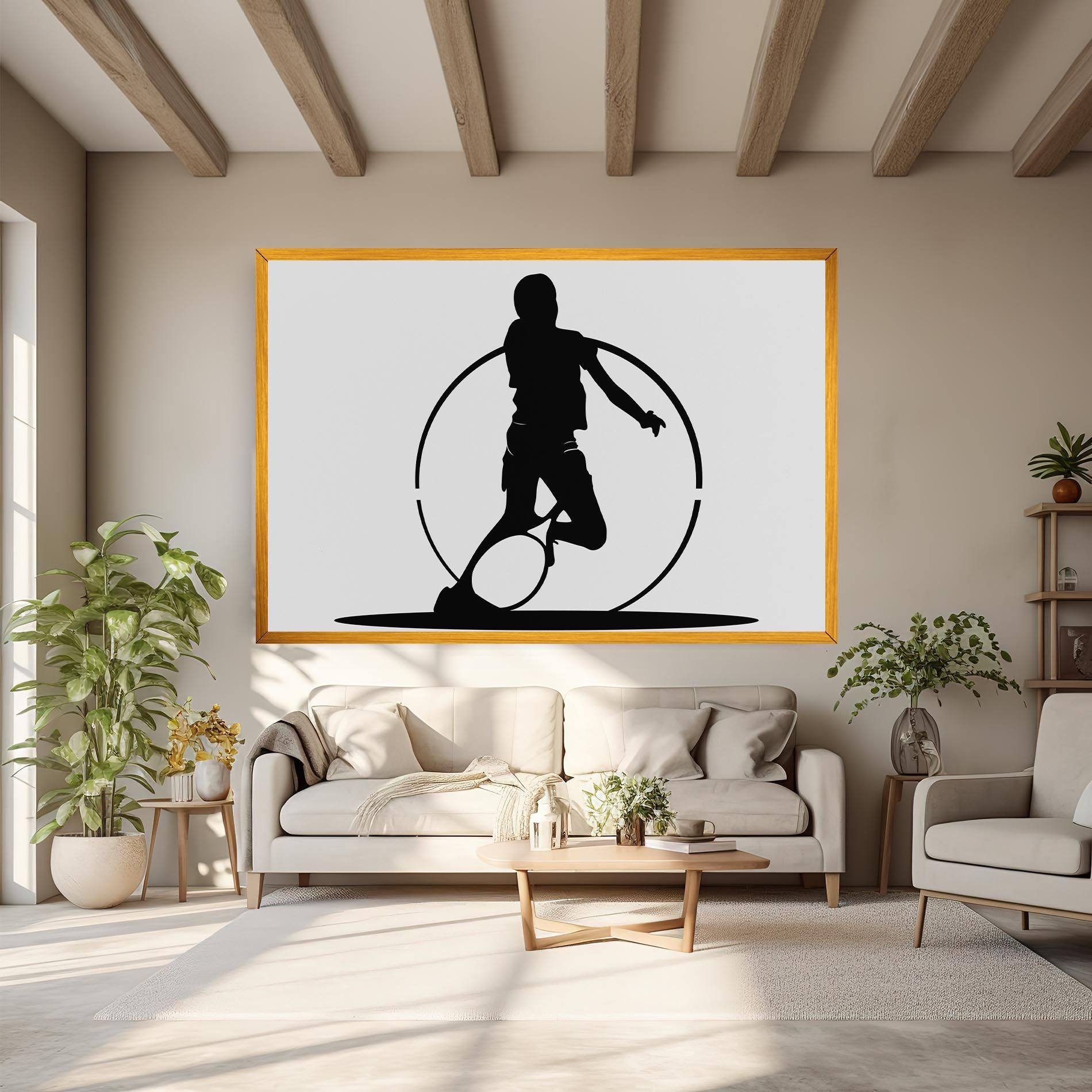 Black Tennis Circle mockup 6