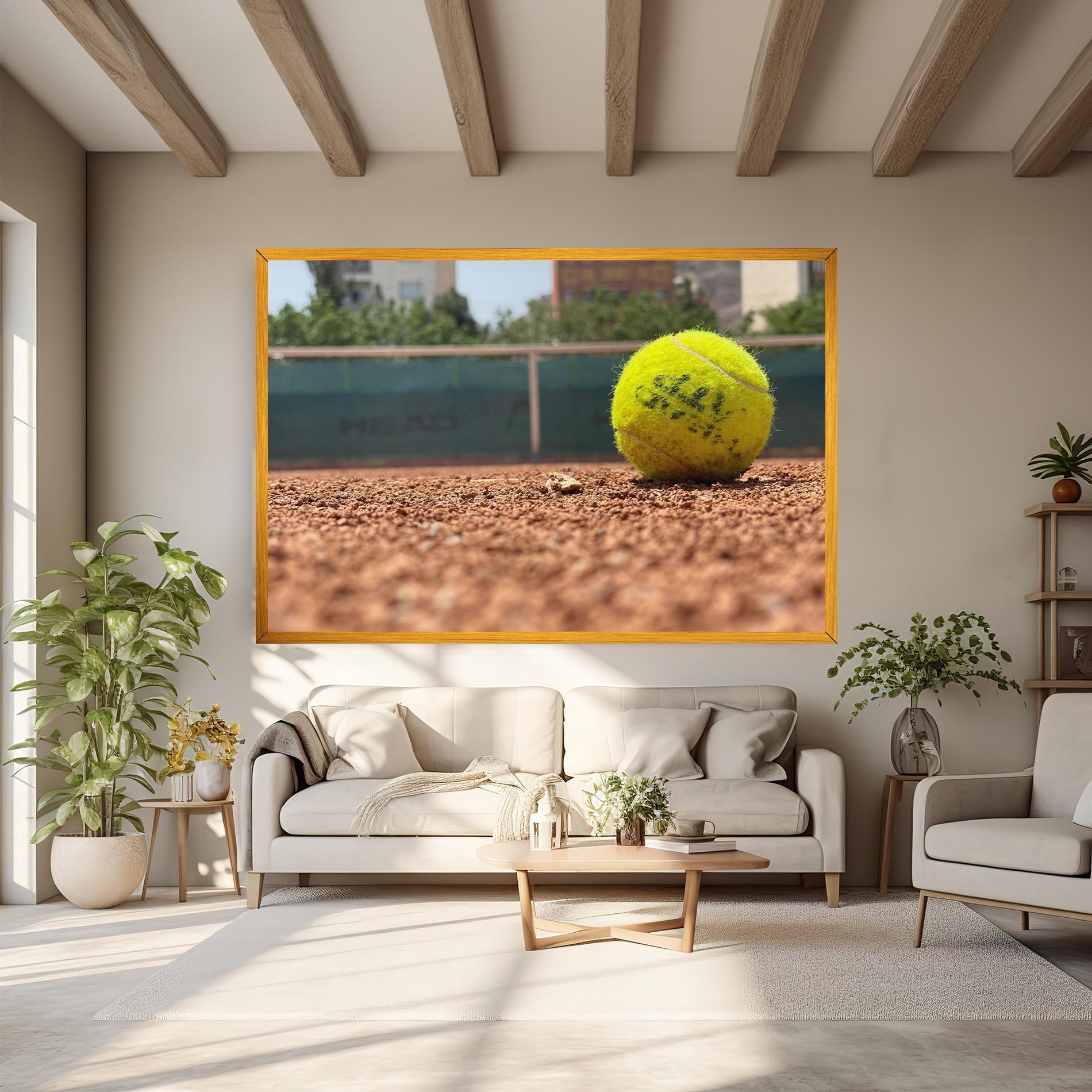 Leinwandbild Lost Tennis Ball mockup 6