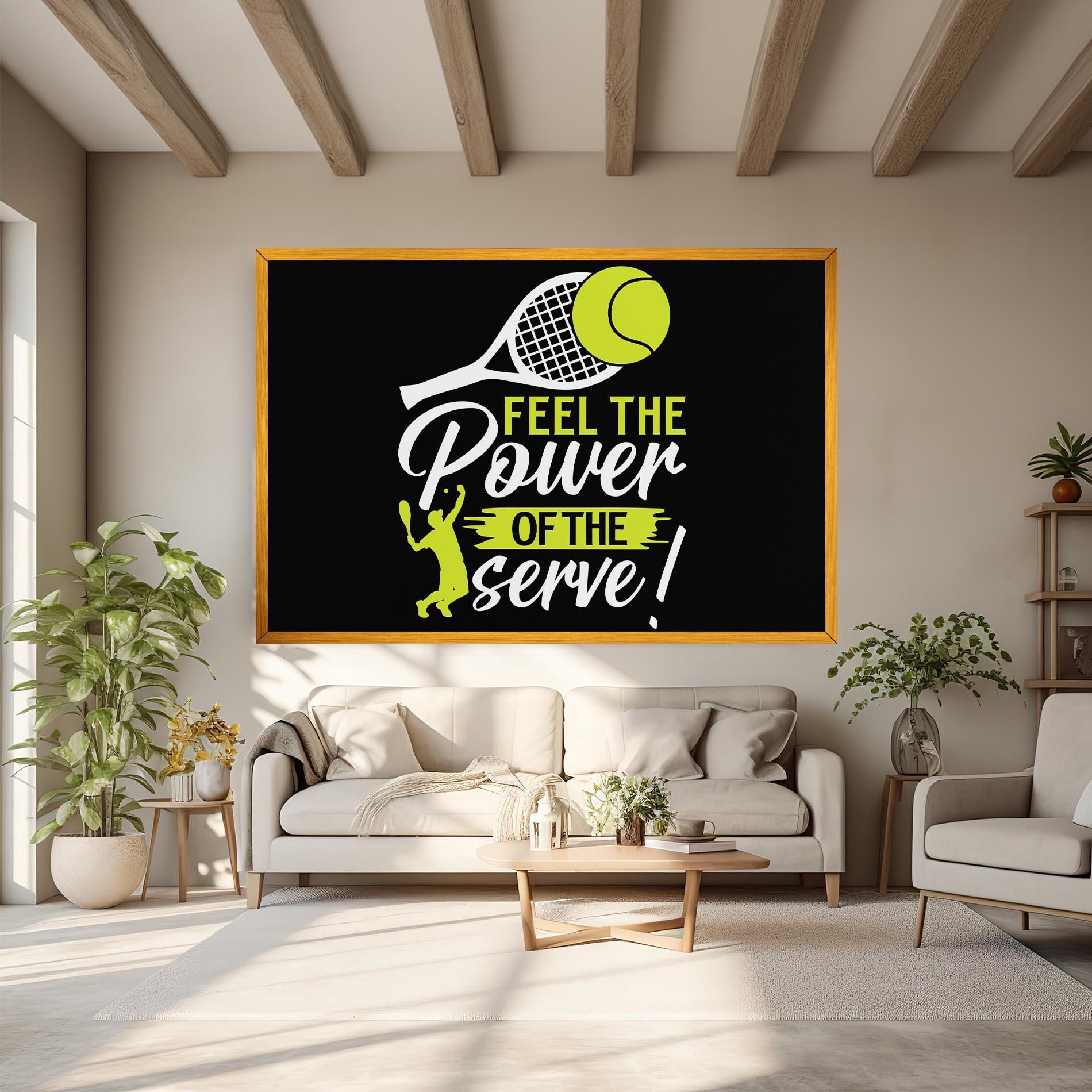 Leinwandbild Power Serve mockup 6