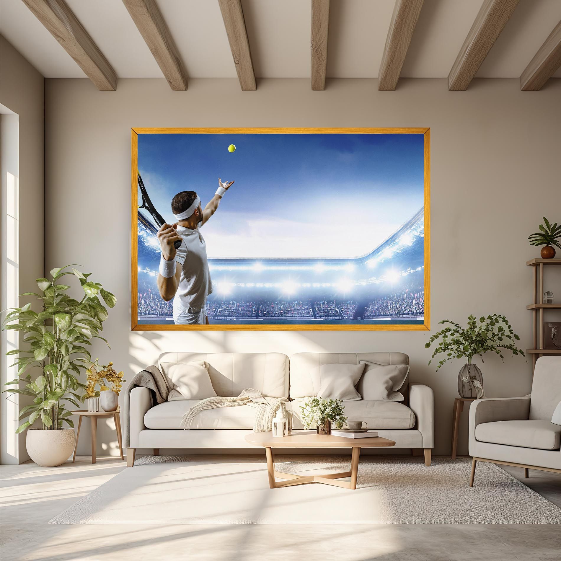 Stadium Tennis Player mockup 6