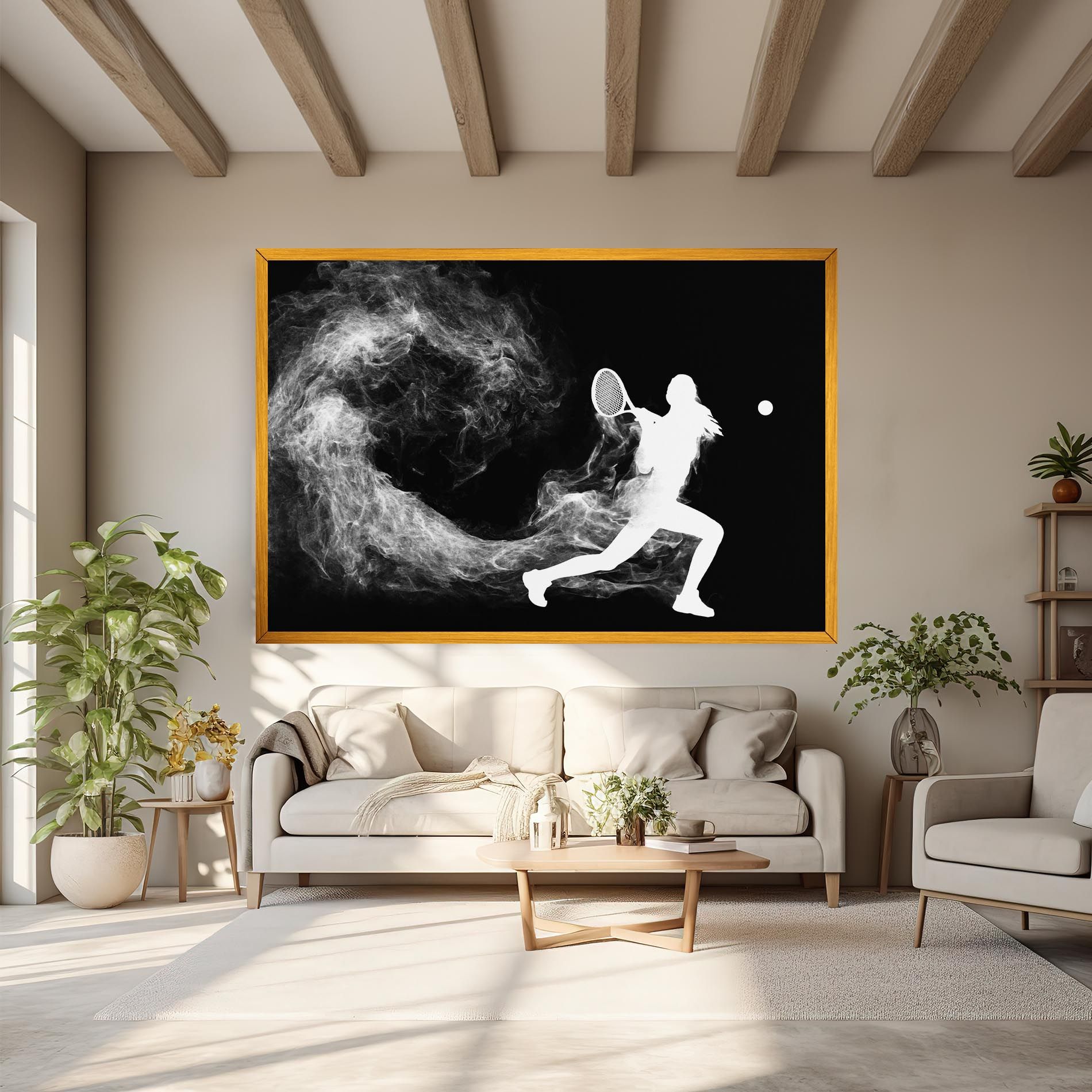 Tennis Spoke White mockup 6