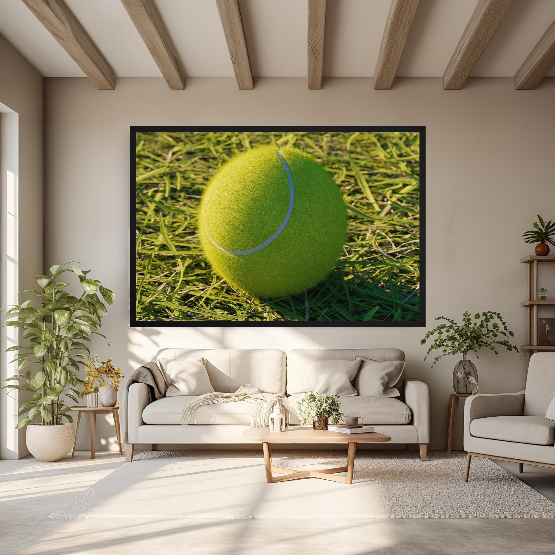 Green Tennis Ball mockup 6
