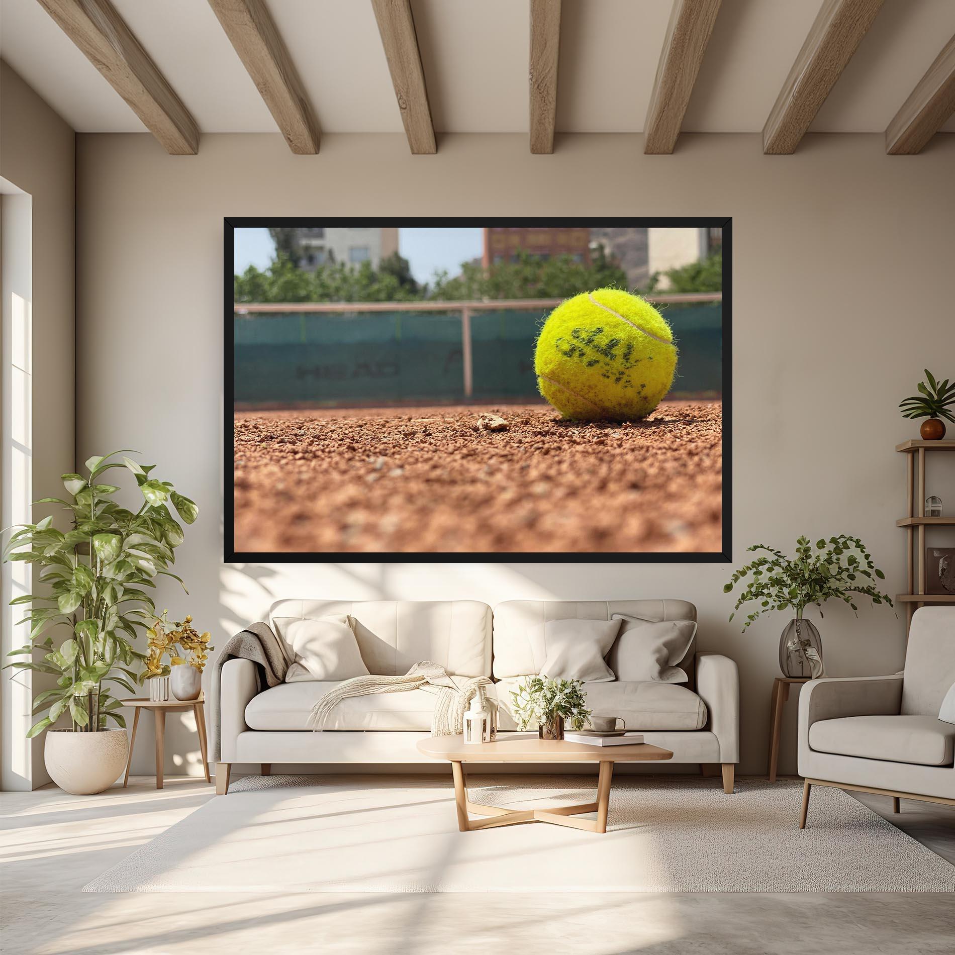 Leinwandbild Lost Tennis Ball mockup 6