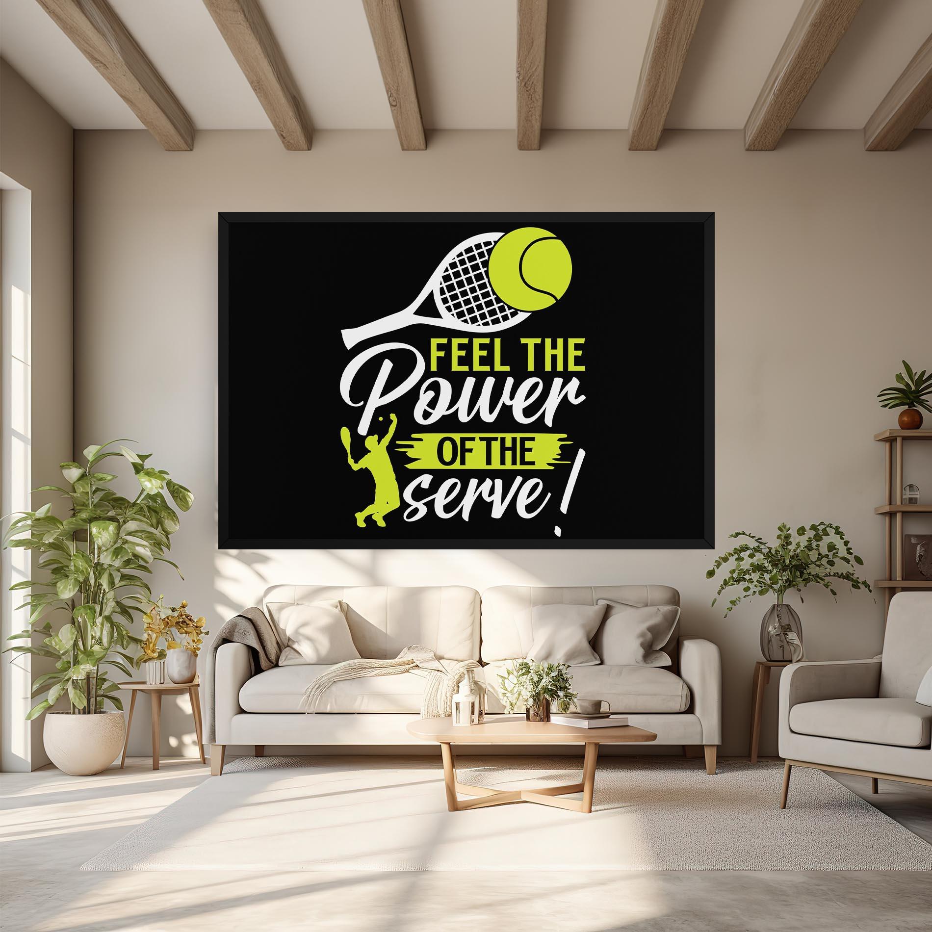 Leinwandbild Power Serve mockup 6