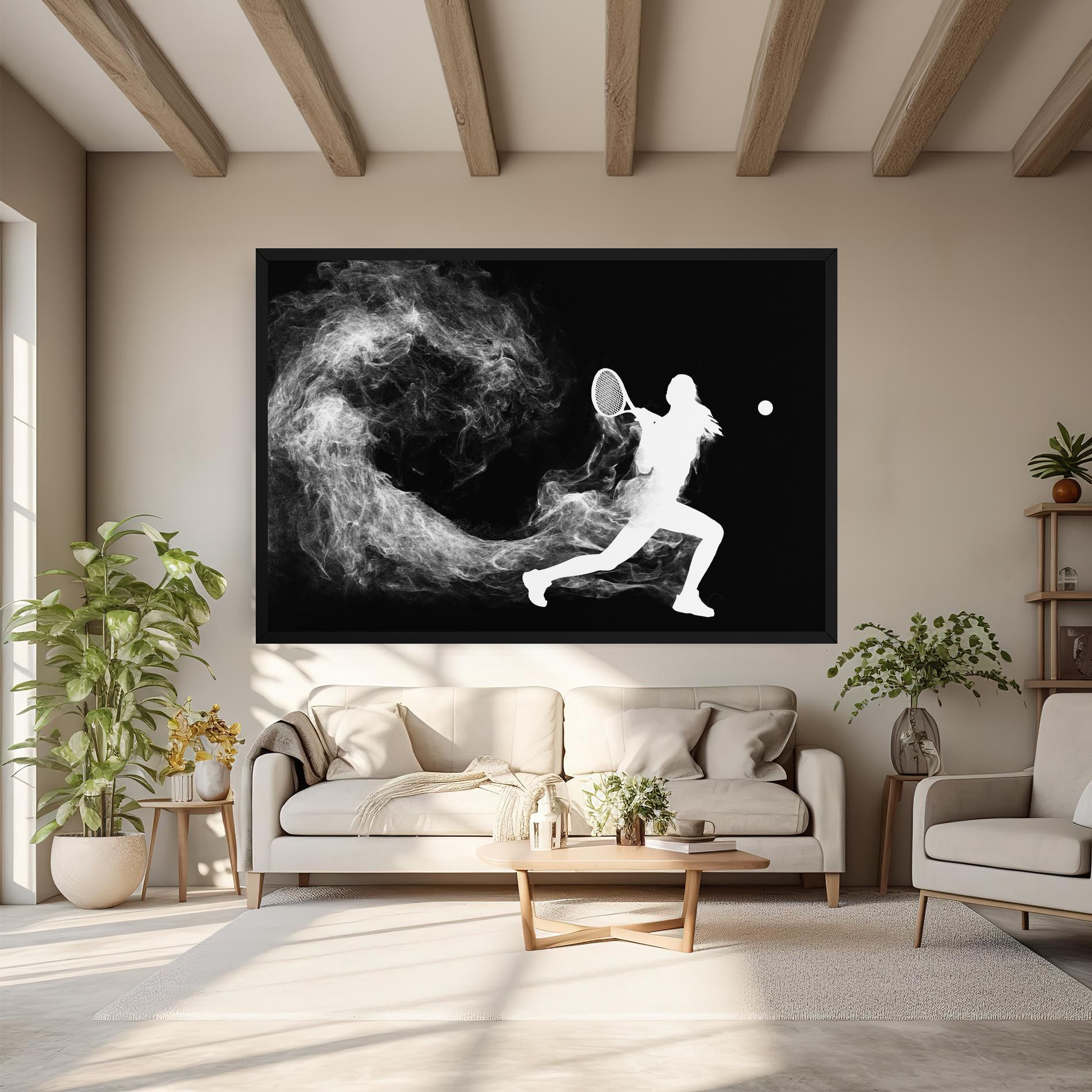 Tennis Spoke White mockup 6