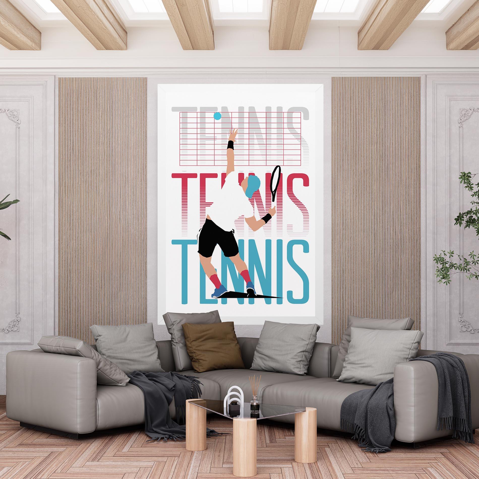 Leinwandbild Tennis Ball Jump mockup 6