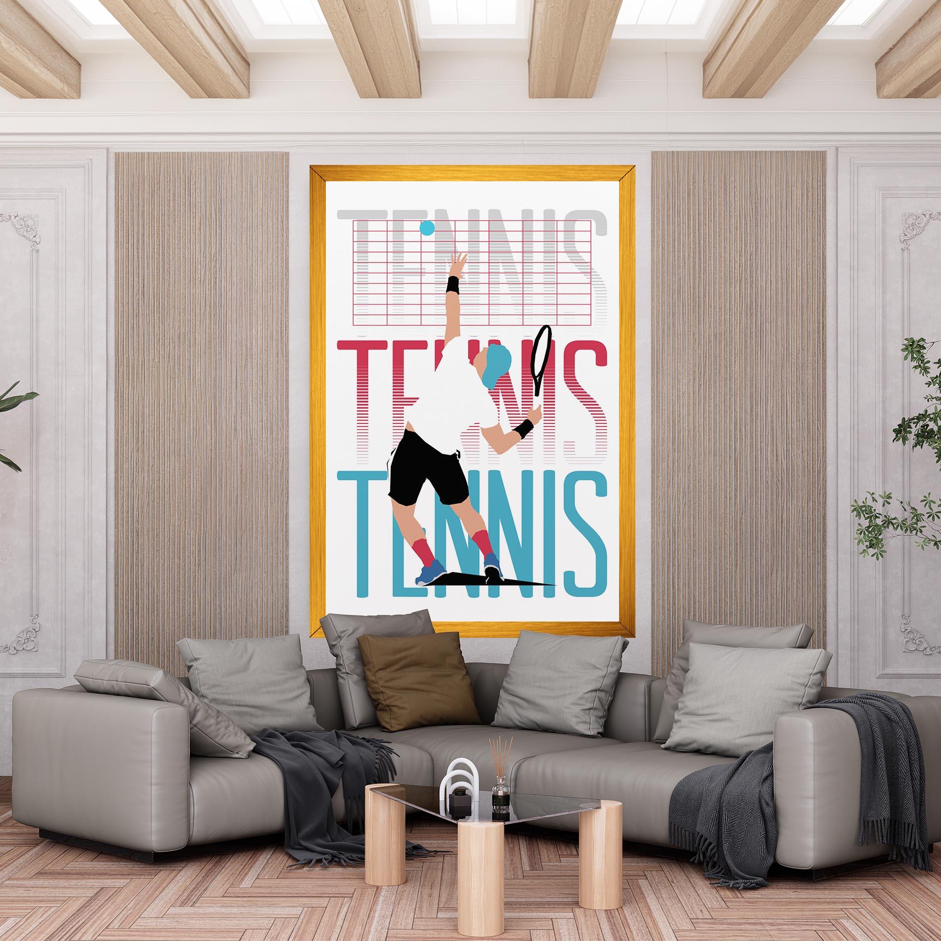 Leinwandbild Tennis Ball Jump mockup 6