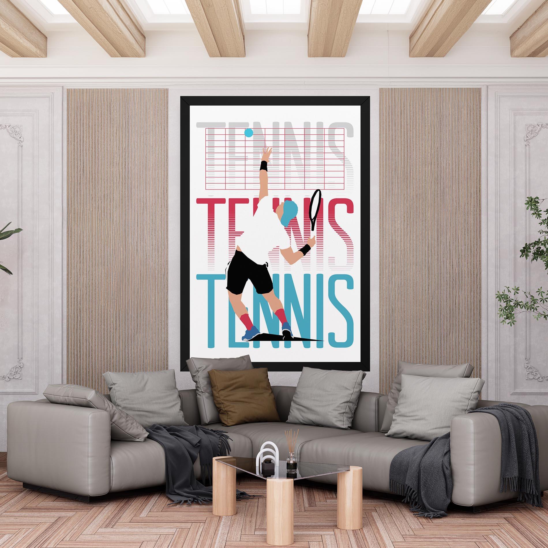 Leinwandbild Tennis Ball Jump mockup 6