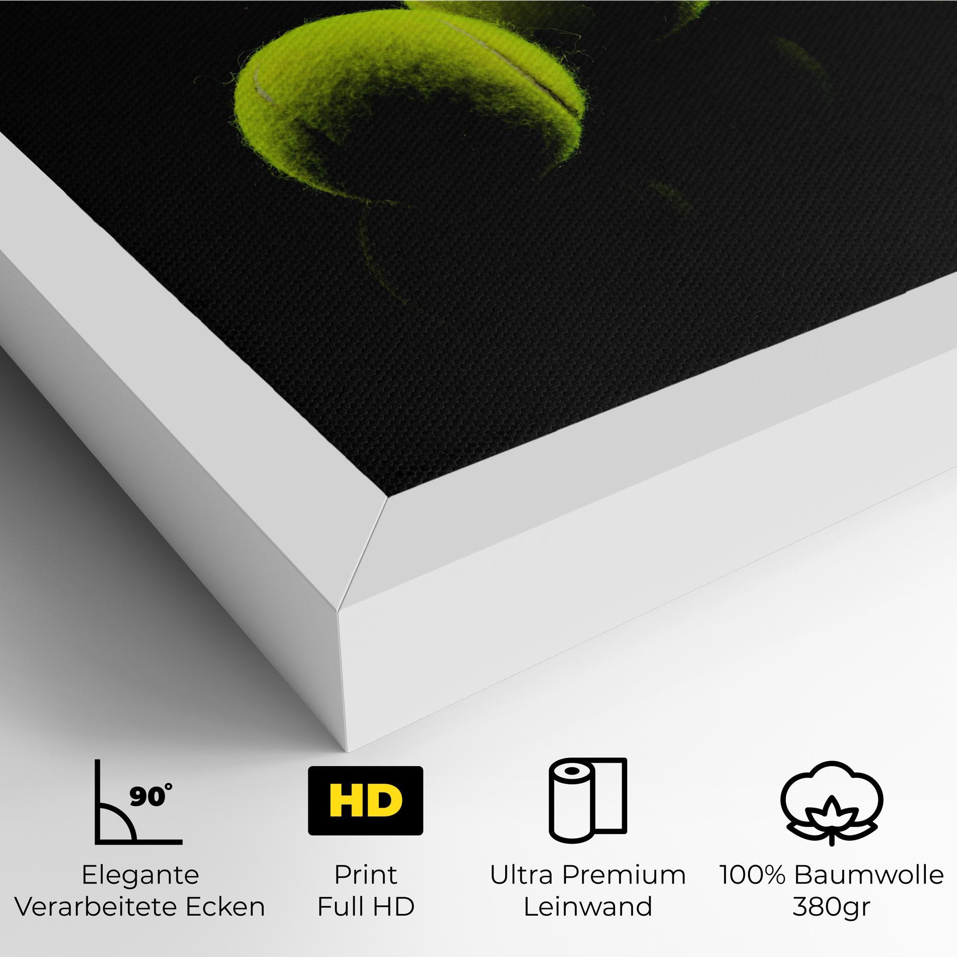 Leinwandbild 3 Tennis Balls mockup 4