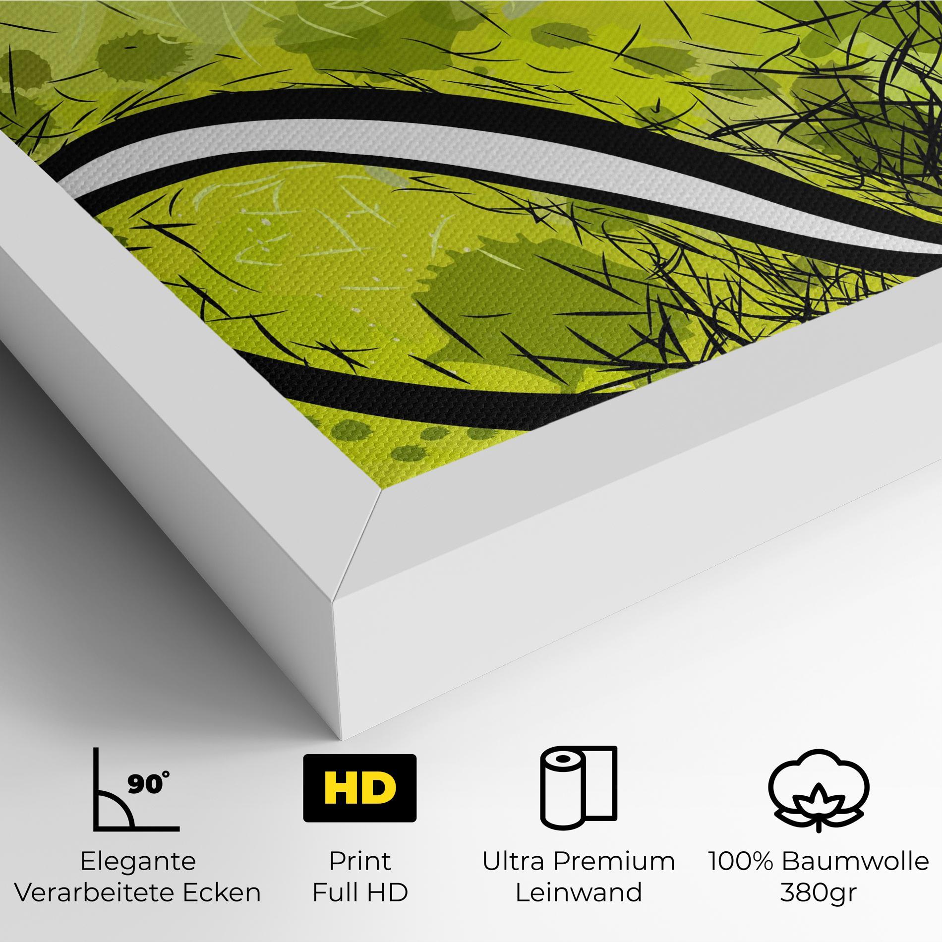 Leinwandbild Big Tennis Ball mockup 4
