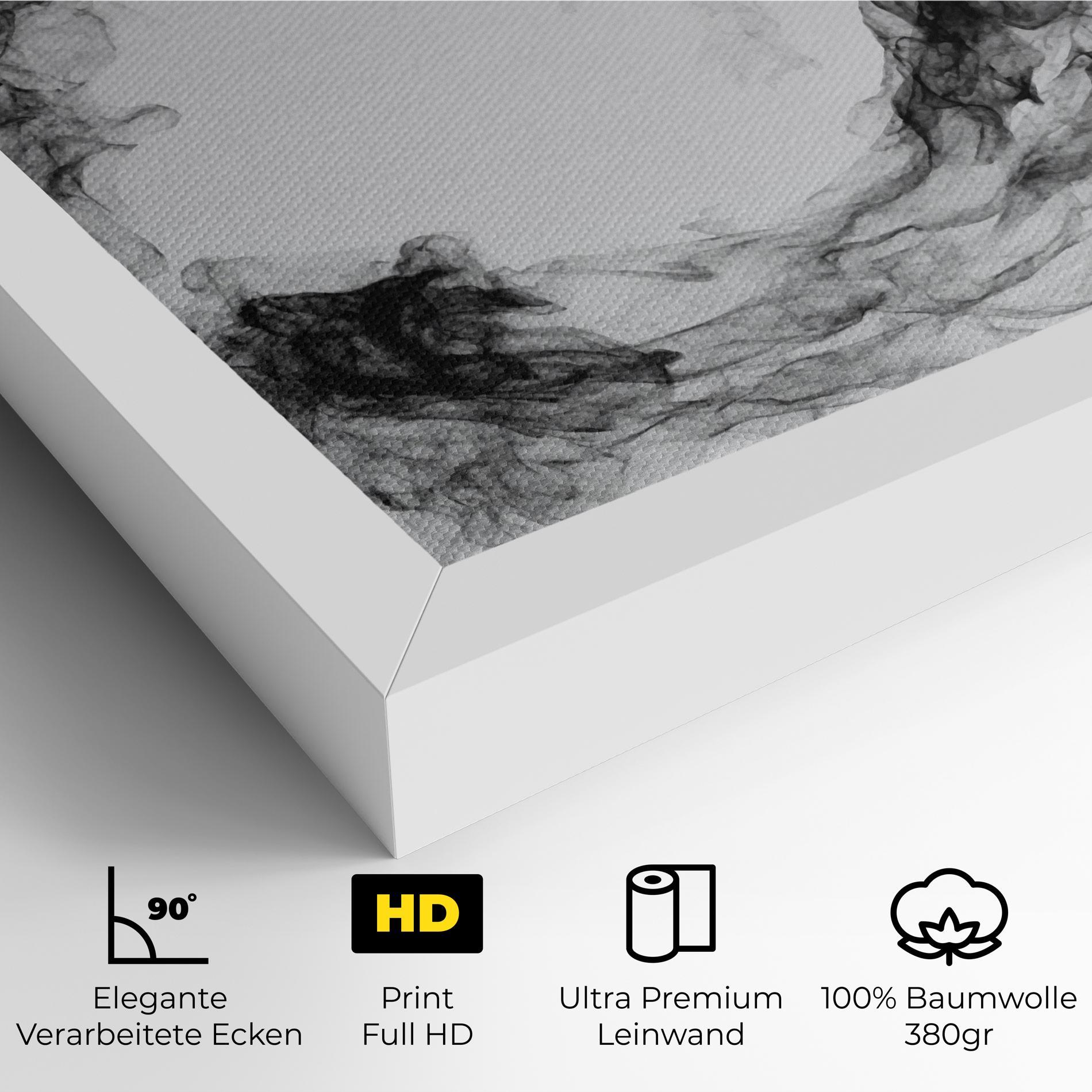 Leinwandbild Black Tennis Smoke mockup 4