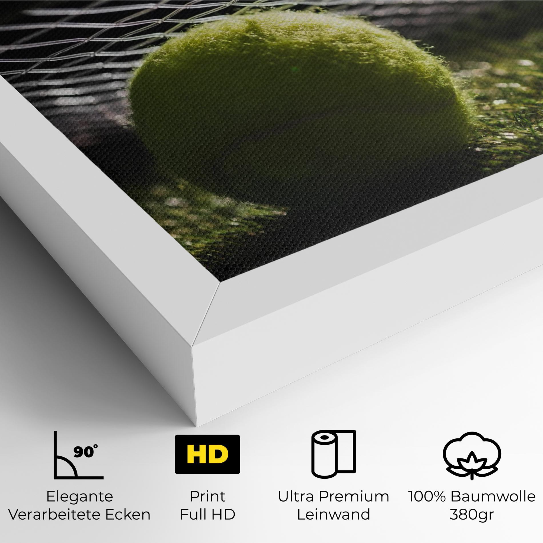 Leinwandbild Close Up Tennis Ball mockup 4