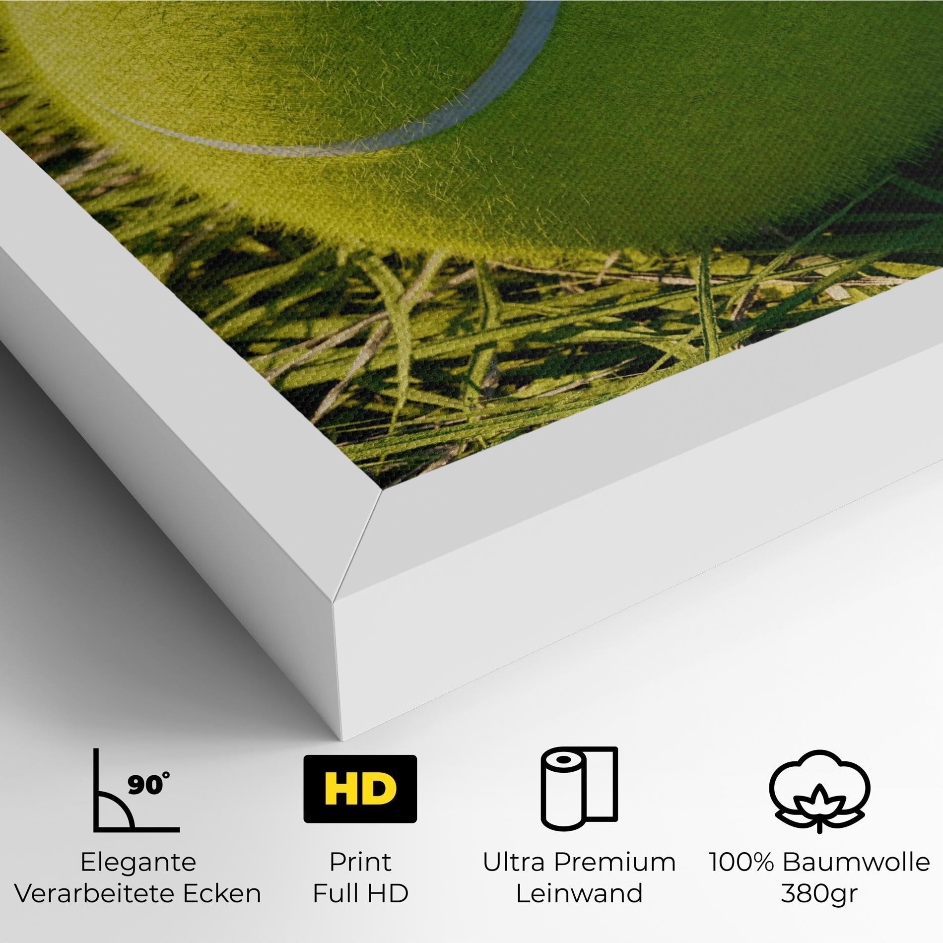 Leinwandbild Green Tennis Ball mockup 4