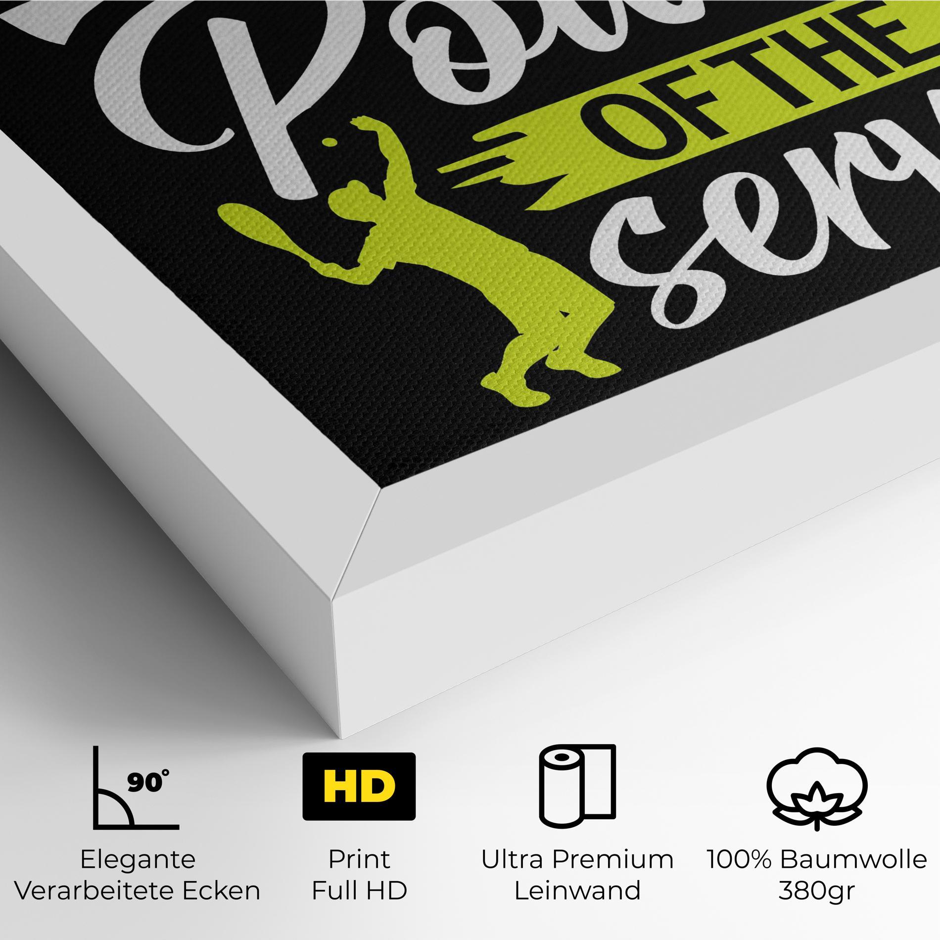 Leinwandbild Power Serve mockup 4