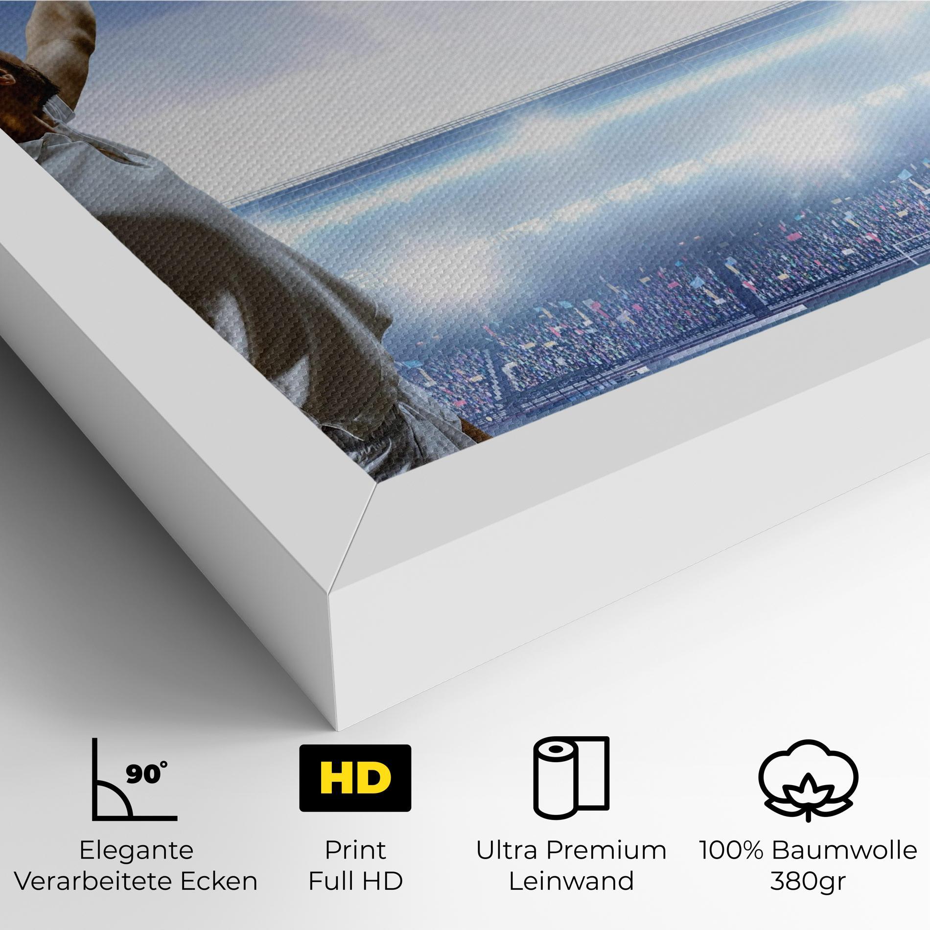 Leinwandbild Stadium Tennis Player mockup 4