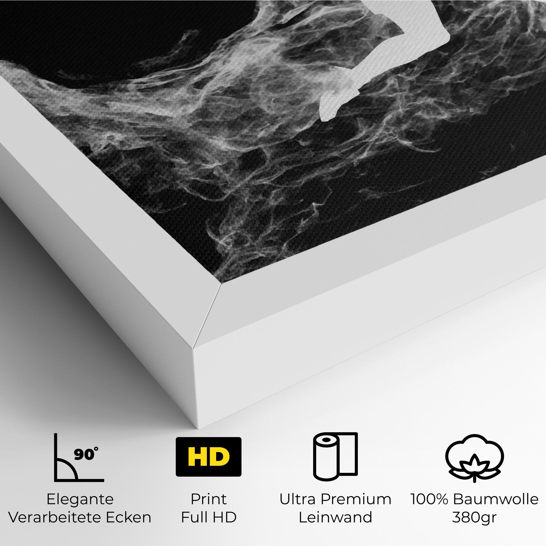 Leinwandbild Tennis White Smoke mockup 4