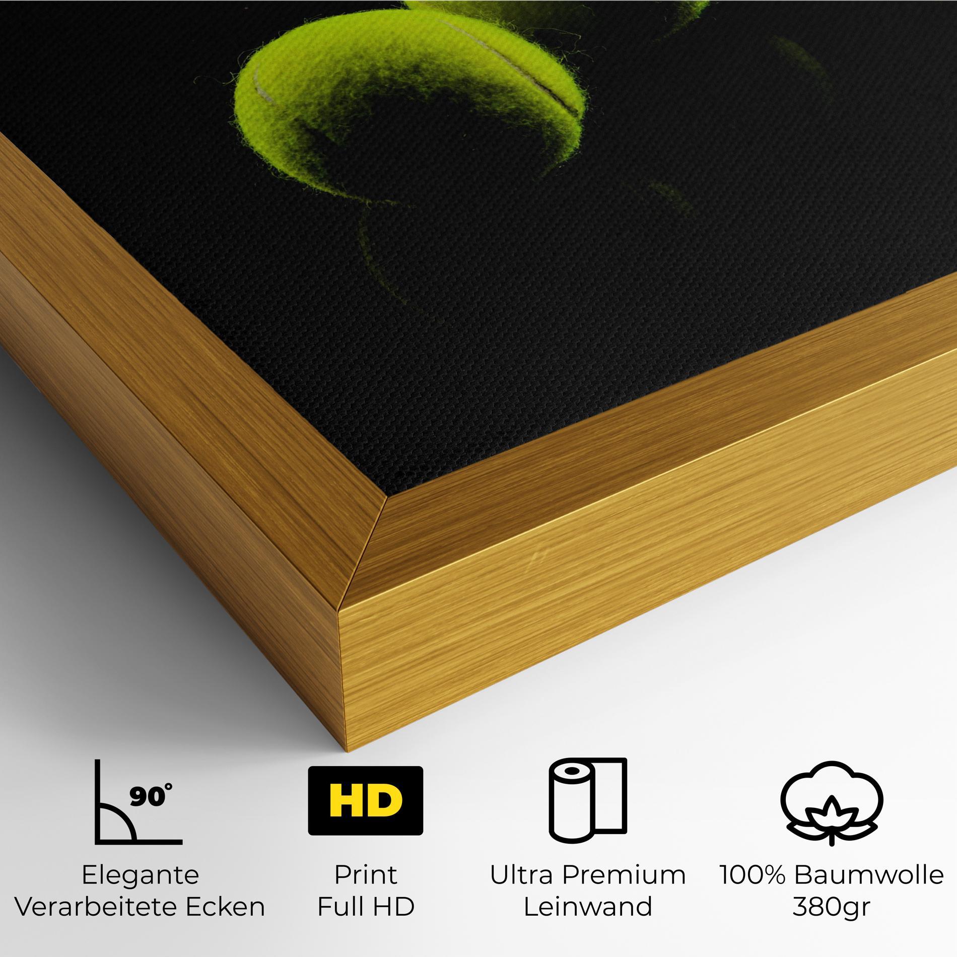 Leinwandbild 3 Tennis Balls mockup 4