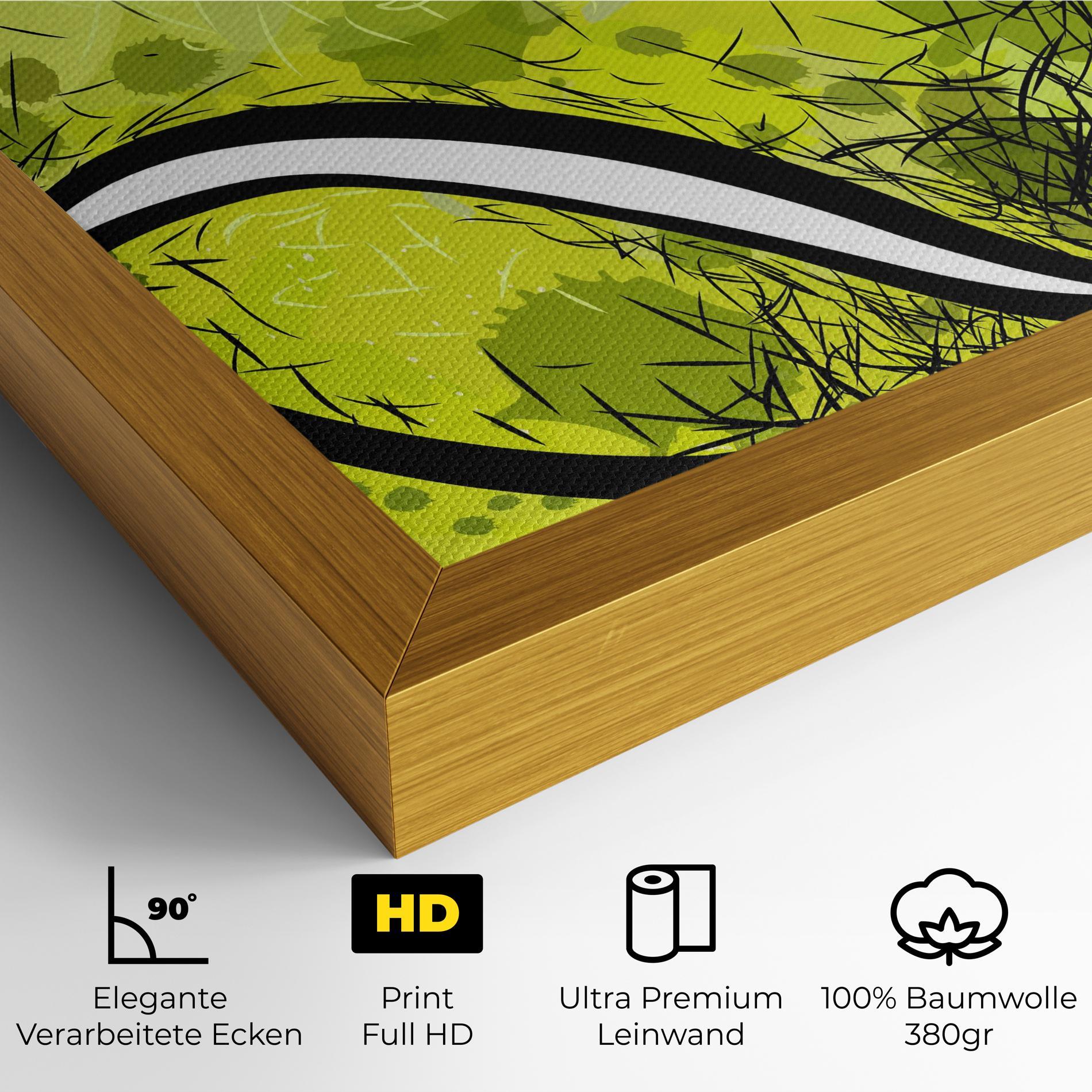 Leinwandbild Big Tennis Ball mockup 4