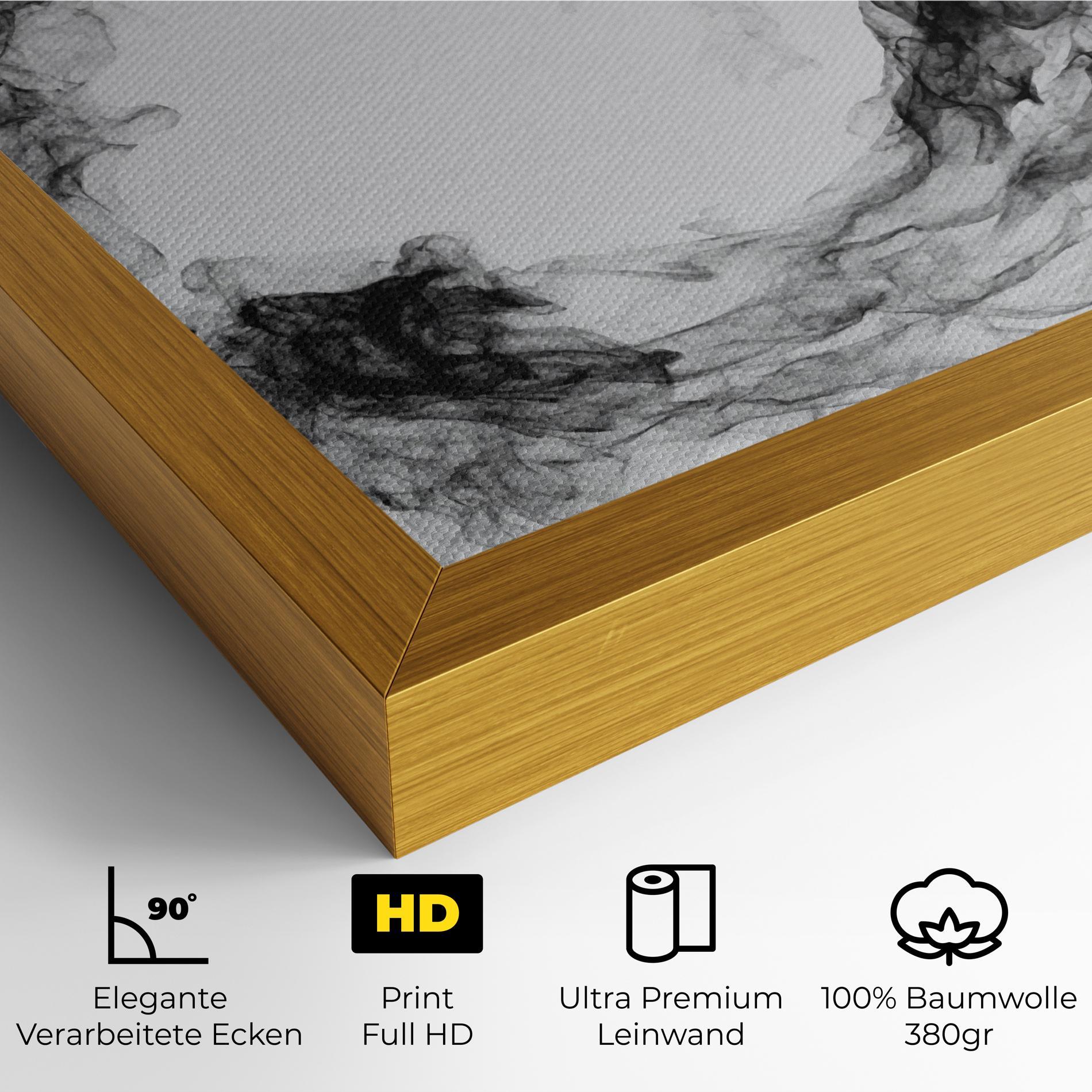 Leinwandbild Black Tennis Smoke mockup 4