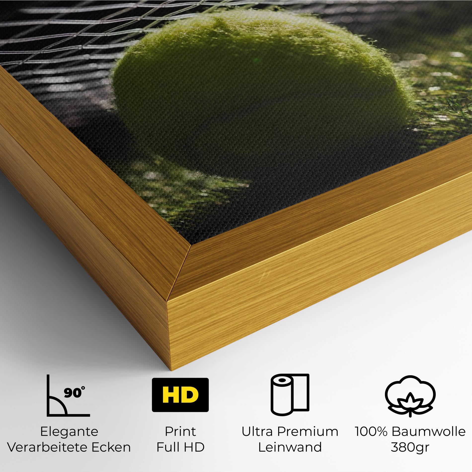 Leinwandbild Close Up Tennis Ball mockup 4