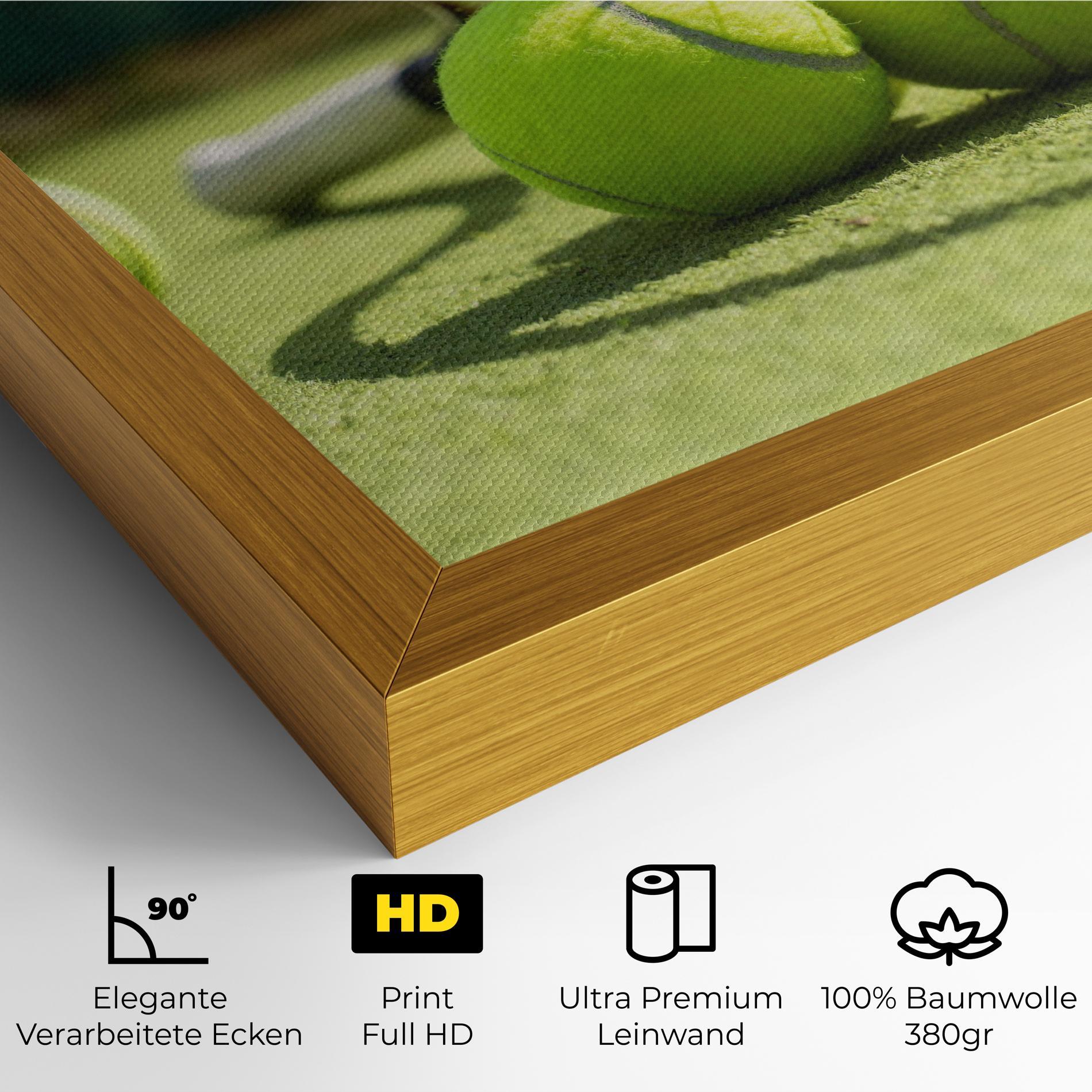 Leinwandbild Grass Tennis Balls mockup 4