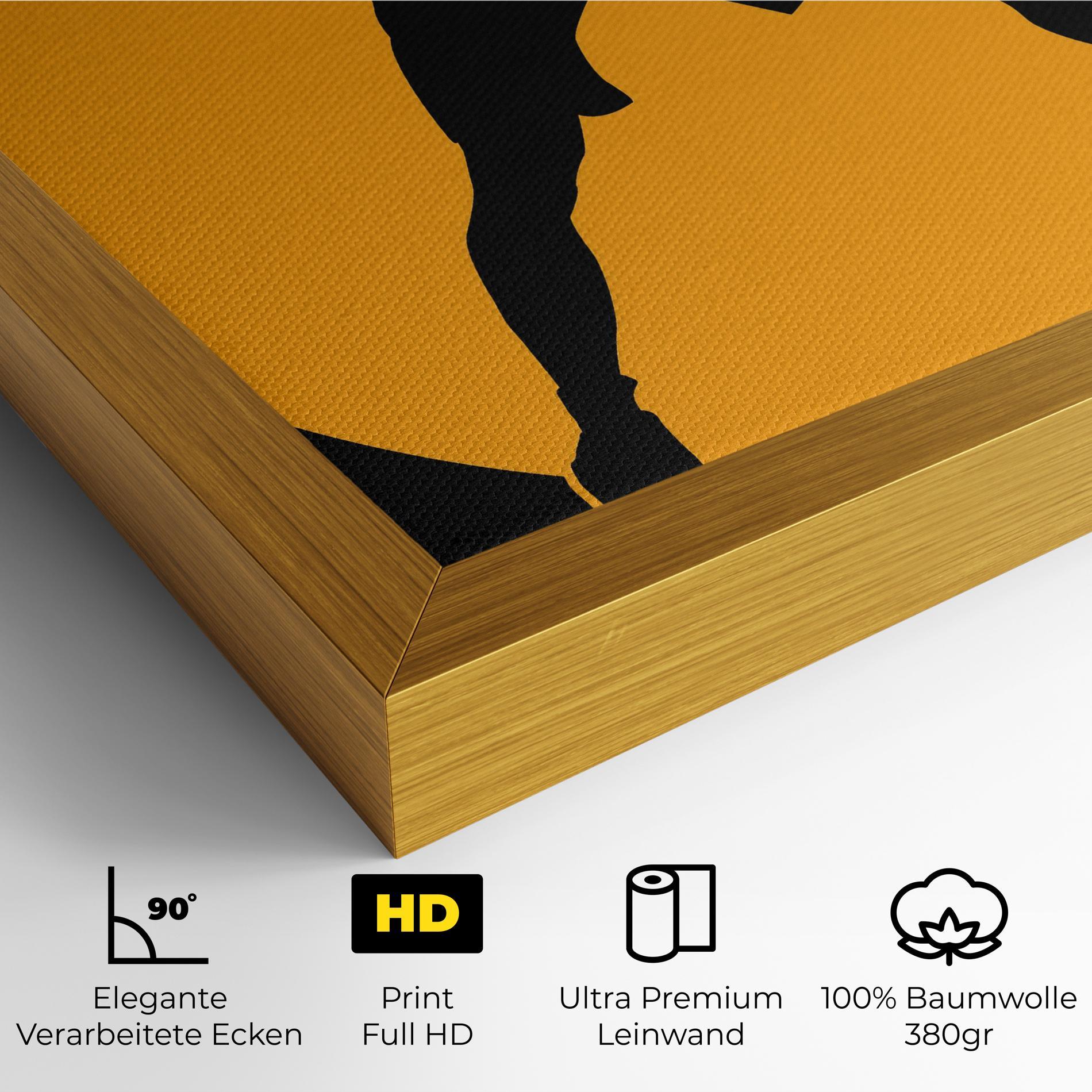 Leinwandbild Orange Tennis mockup 4