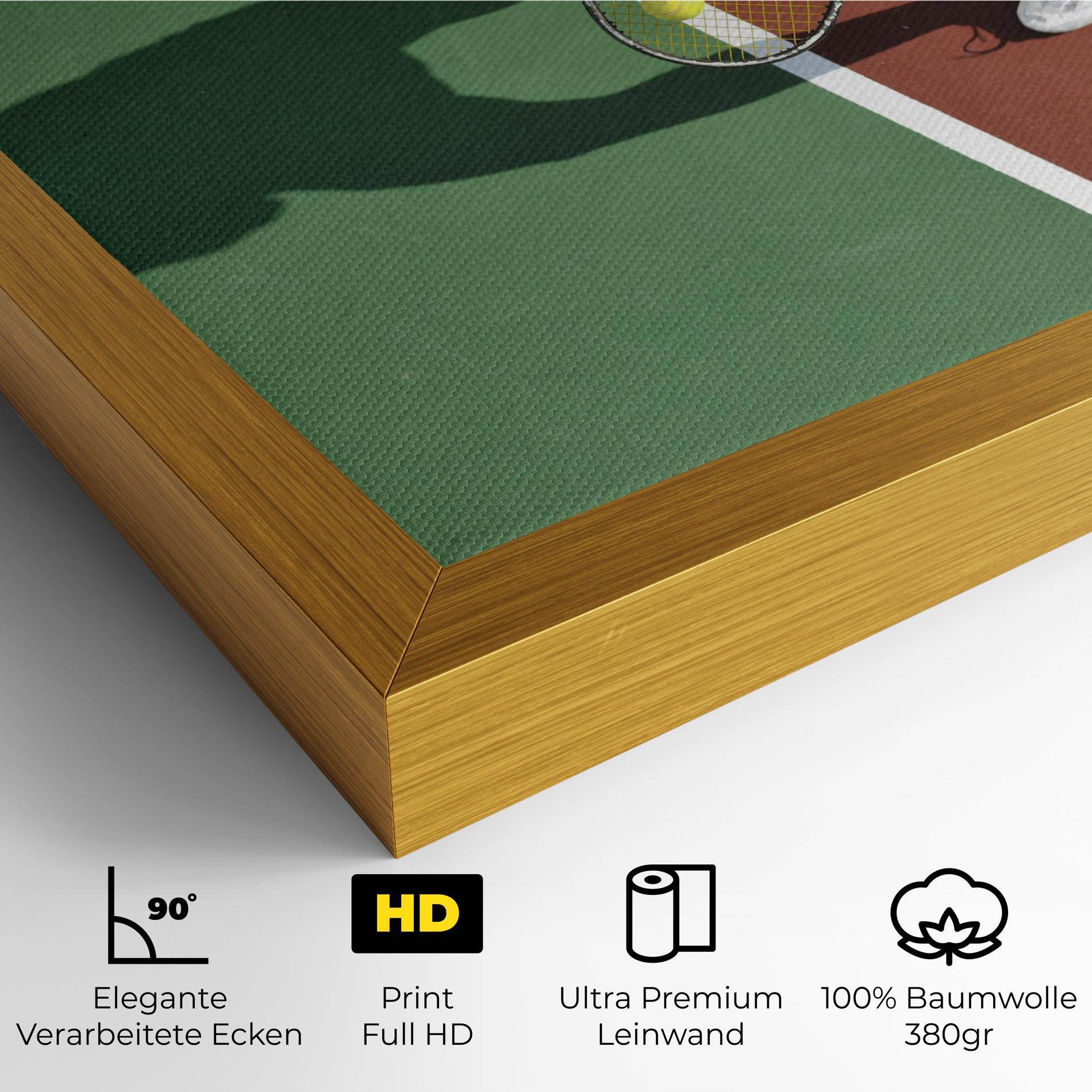 Leinwandbild Outdoor Tennis mockup 4
