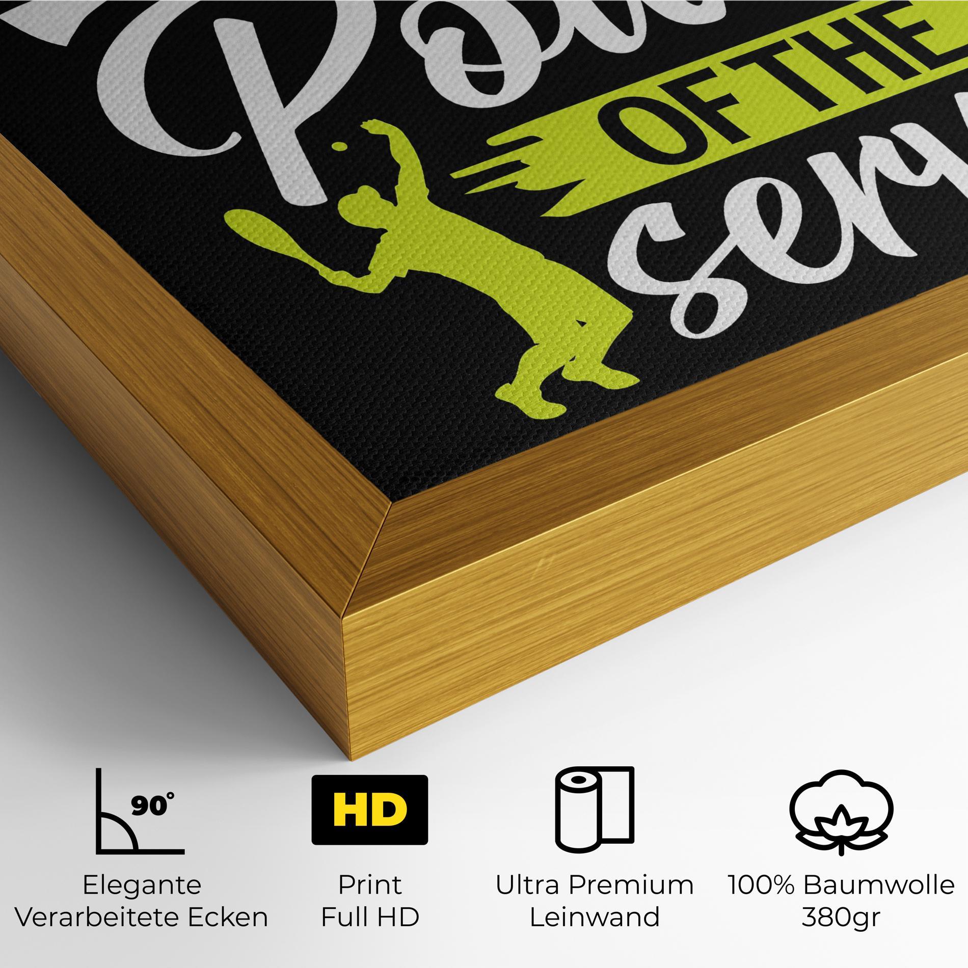 Leinwandbild Power Serve mockup 4